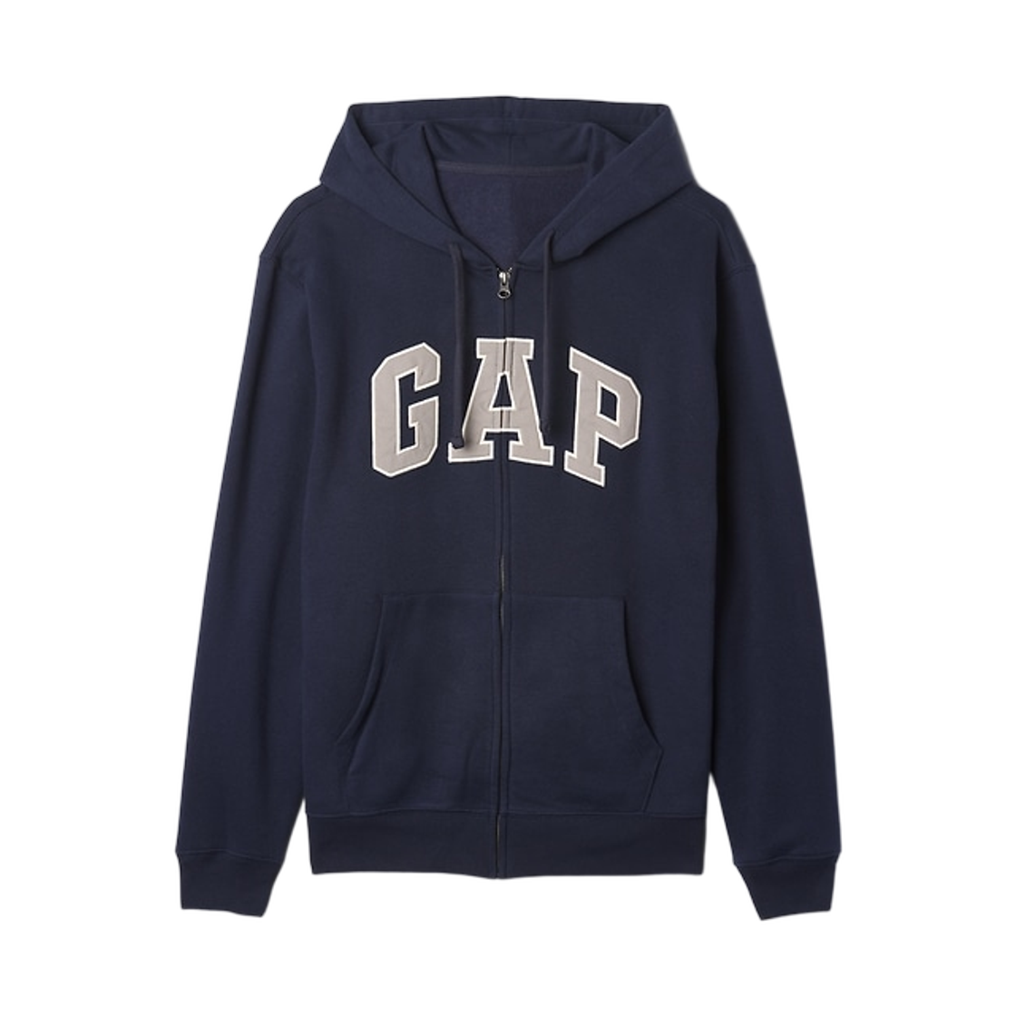 갭 빈티지 소프트 아치 로고 집 후드 태피스트리 네이비 블루(Gap Vintage Soft Arch Logo Zip Hoodie Tapestry Navy Blue)