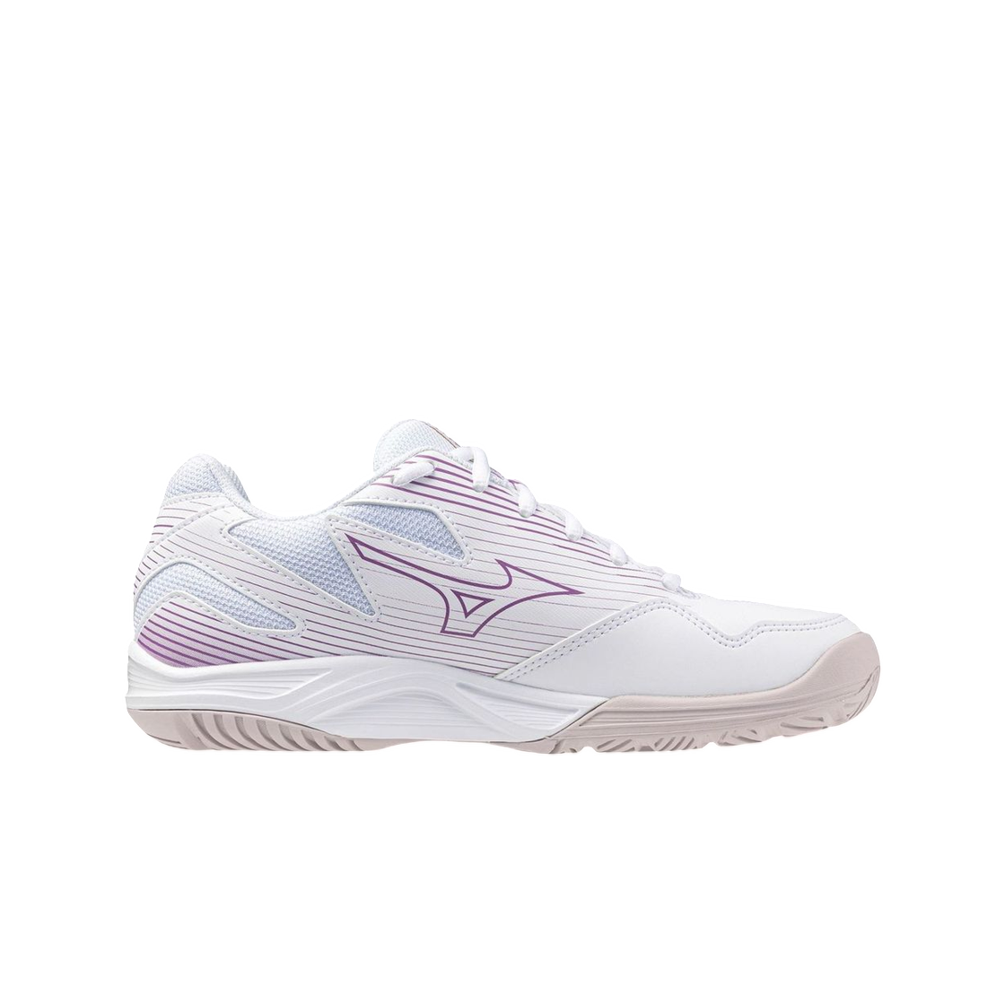 V1GC238010 Mizuno Cyclone Speed 4 White Partition Purple Queens