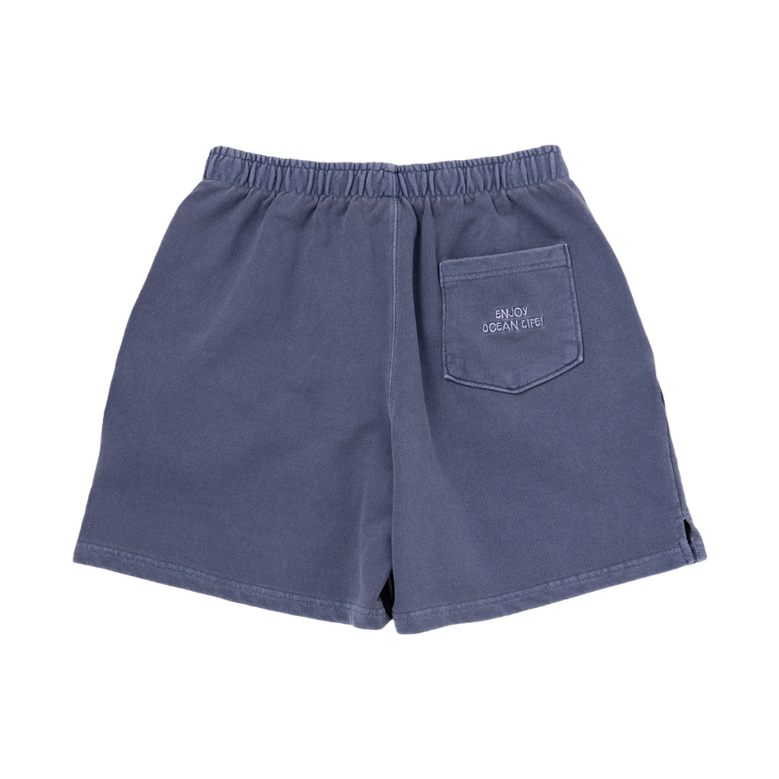 빅웨이브 컬렉티브 피그먼트 불가사리 스웻 반바지 블루(BIGWAVE COLLECTIVE Pigment Dyed Shorts Blue) - 2