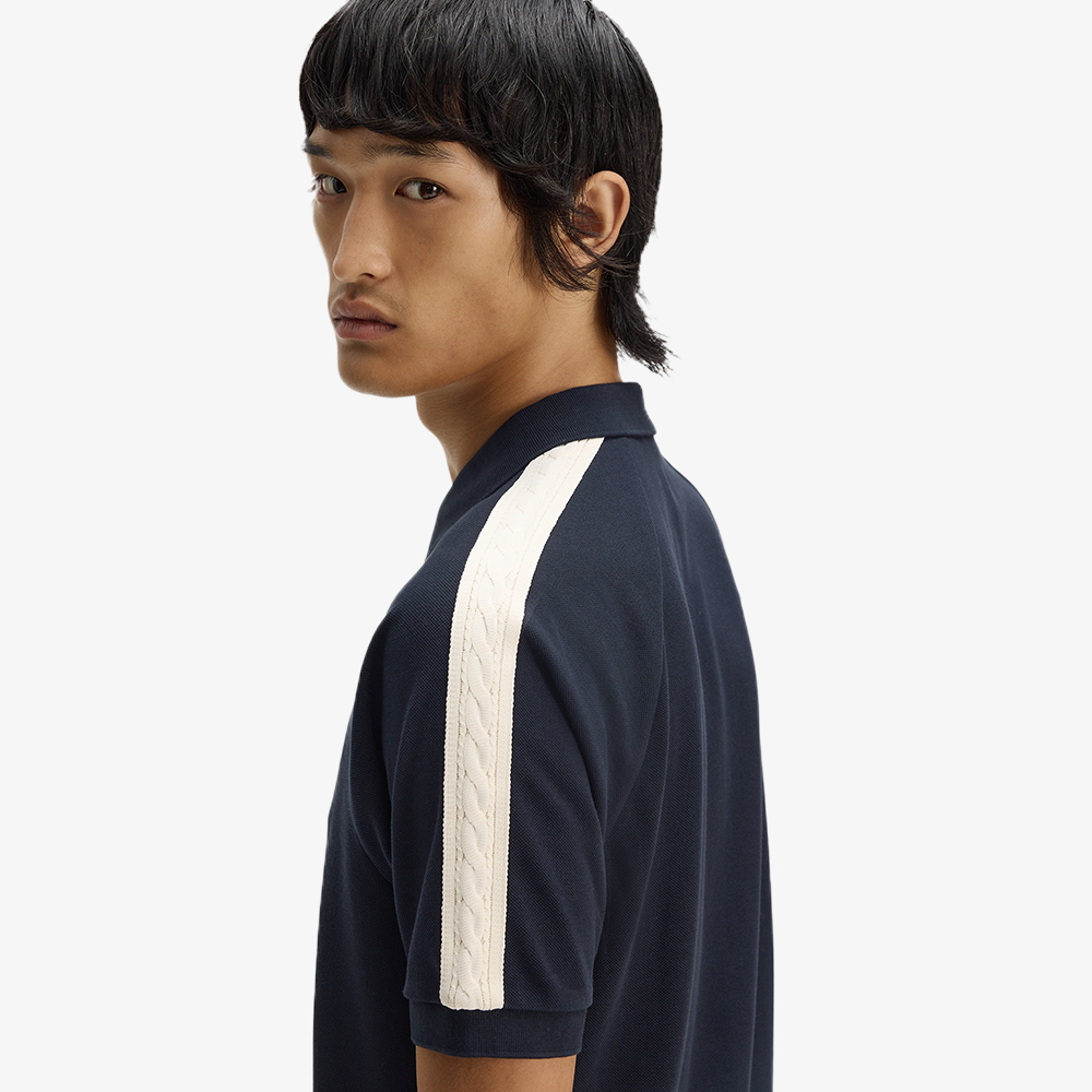 프레드페리 케이블 테잎 폴로 셔츠 네이비(Fred Perry Cable Taped Polo Shirt Navy) - 3