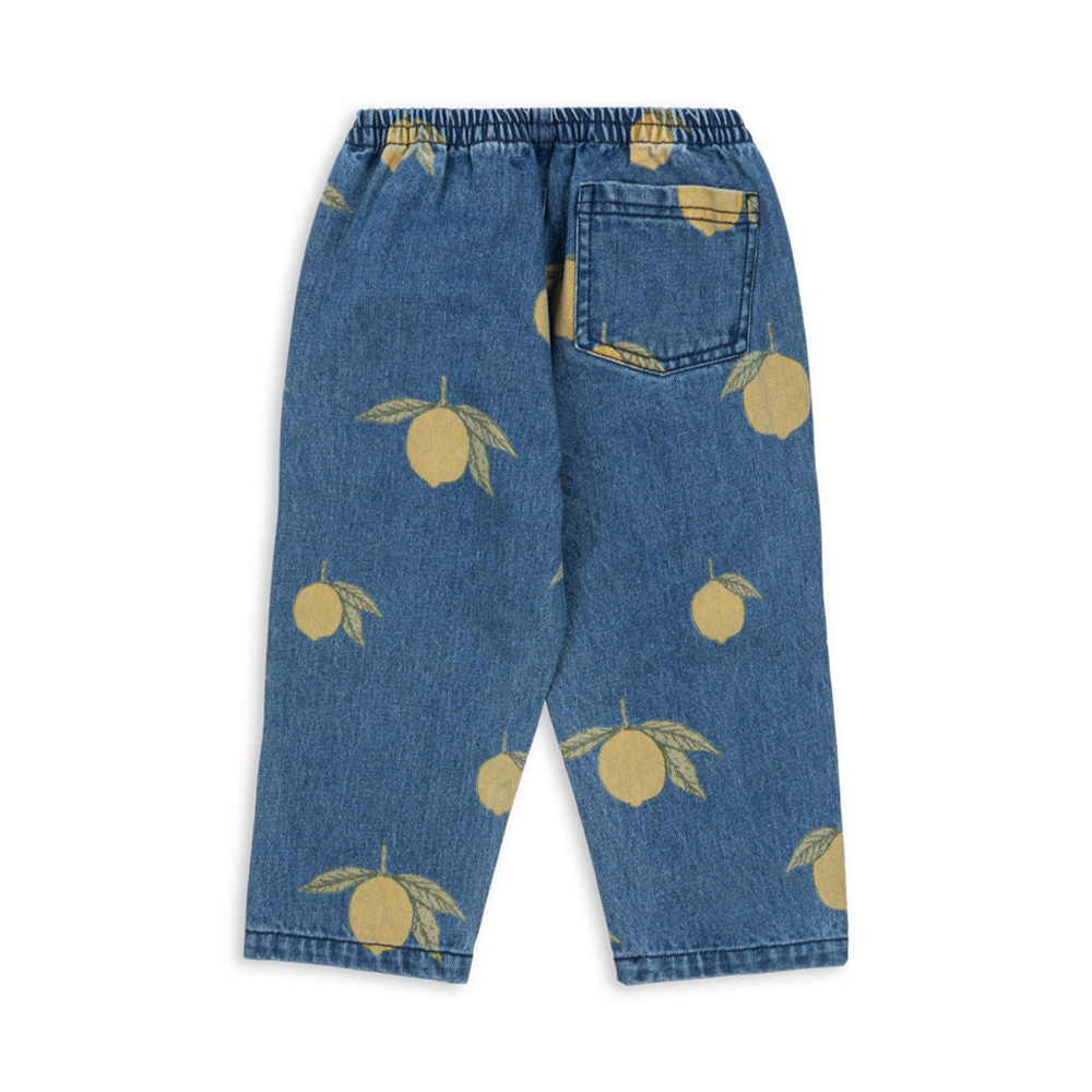 콩제슬래드 마고 데님 팬츠 레몬(Konges Sløjd Magot Pants Gots Lemon Denim) - 2