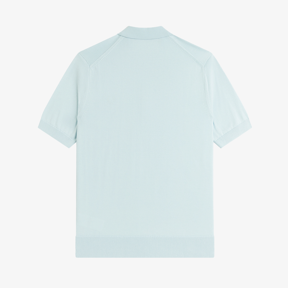 프레드페리 숏 슬리브 코튼 니트 셔츠 라이트아이스(Fred Perry S S Cotton Knitted Shirt Light Ice) - 6