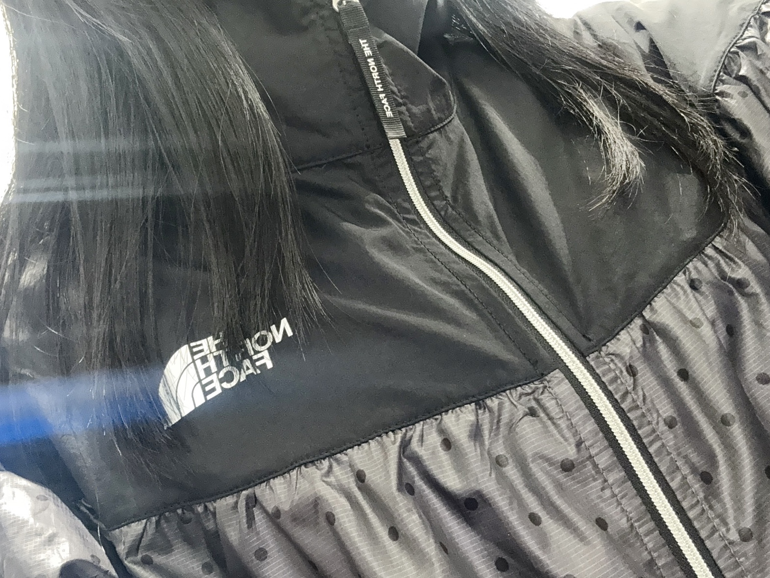 (W) The North Face White Label Ruben PT Jacket Charcoal Grey - 26SS 착용 스타일 - 2
