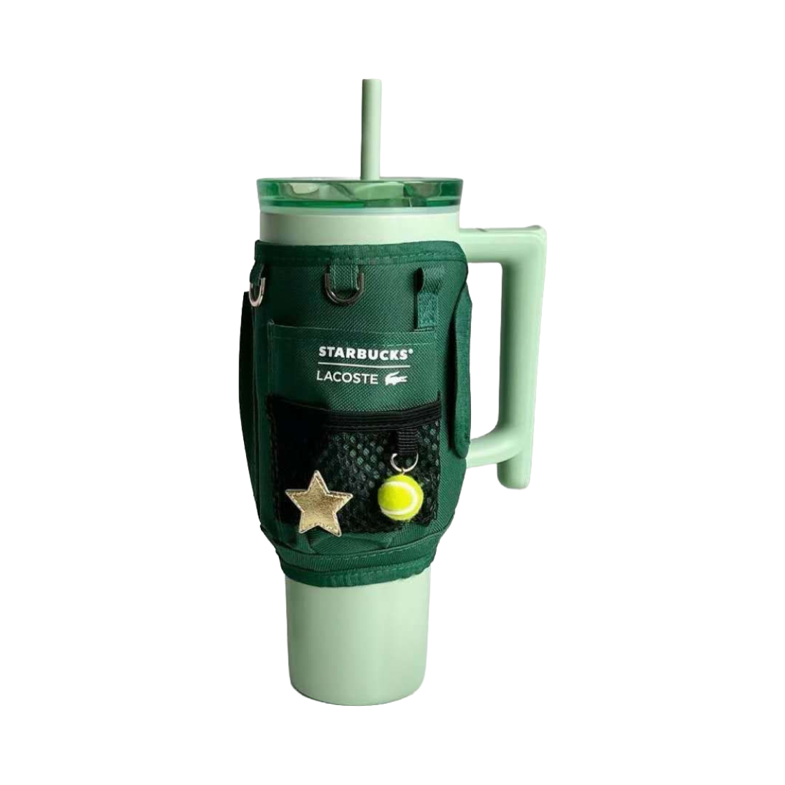 - Starbucks China x Lacoste 2026 Stainless Steel Quencher Tumbler 1180ml & Sleeve Pouch Set