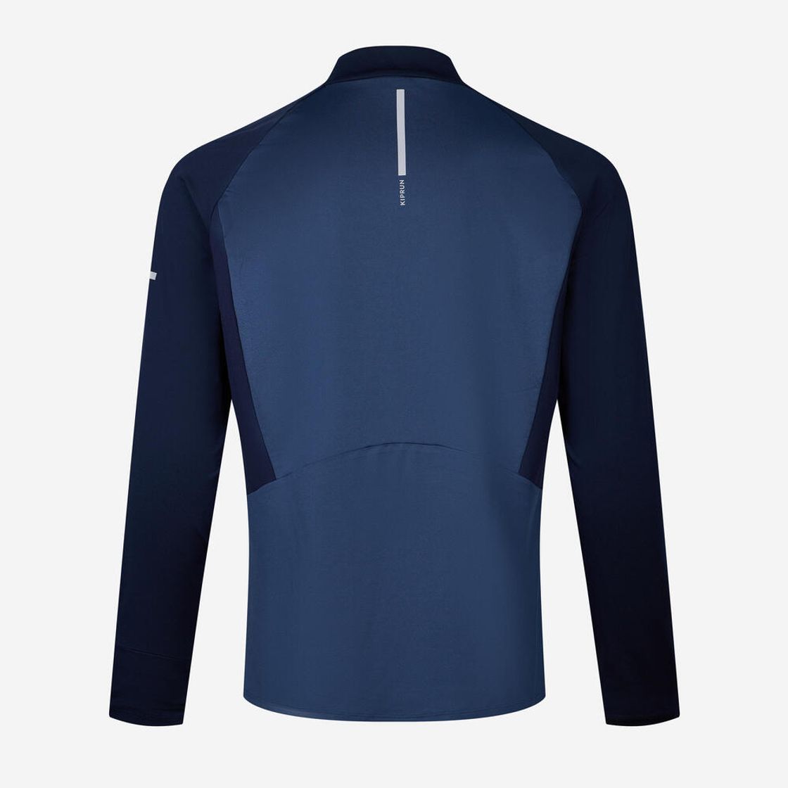 데카트론 남성 하프집 러닝 긴팔 티 런 드라이 500 스틸 블루(DECATHLON Men’s Half-Zip Running Long-Sleeved T-Shirt Run Dry 500 Steel Blue) - 5