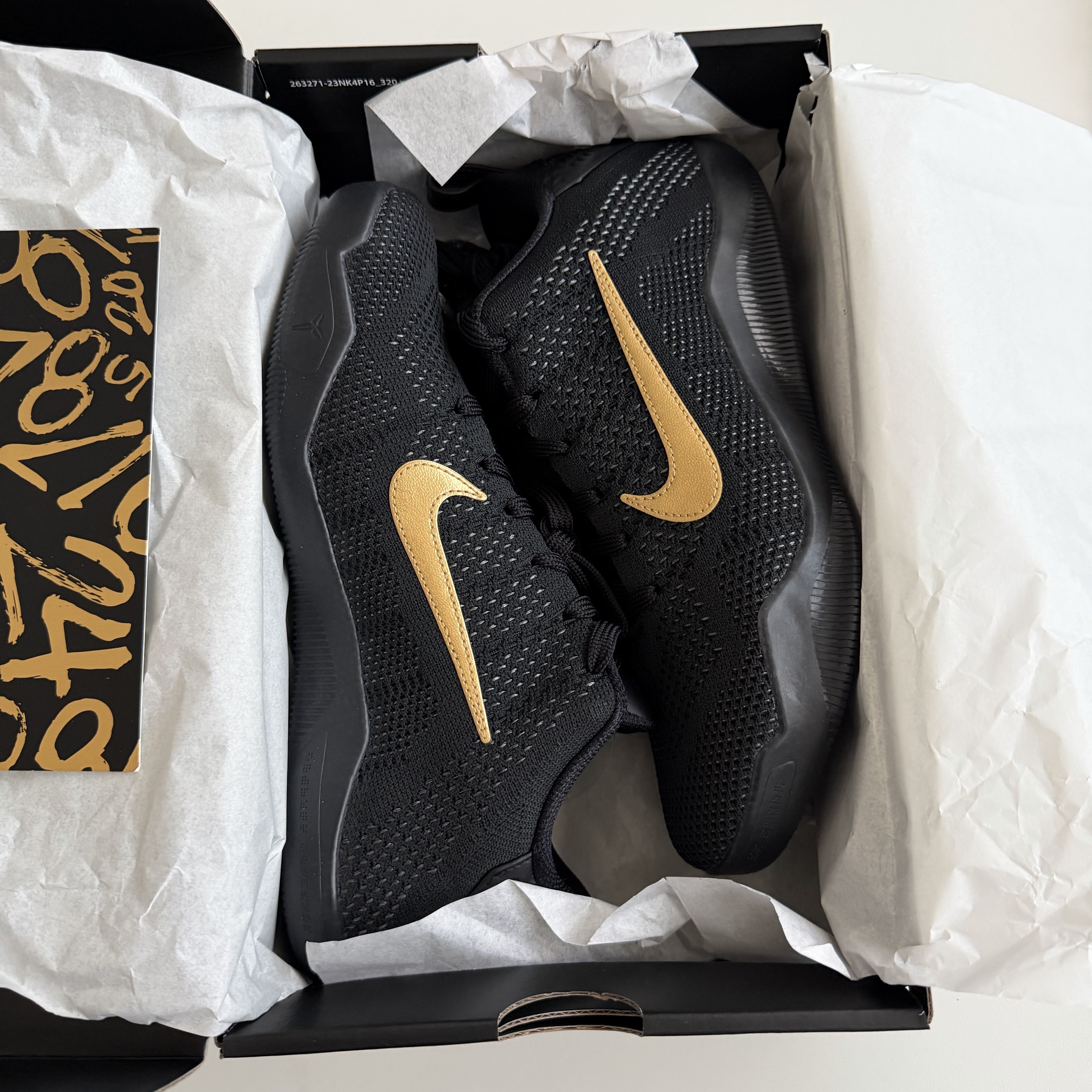 Kobe 11 Elite Protro Fade to Black 착용 스타일 - 1