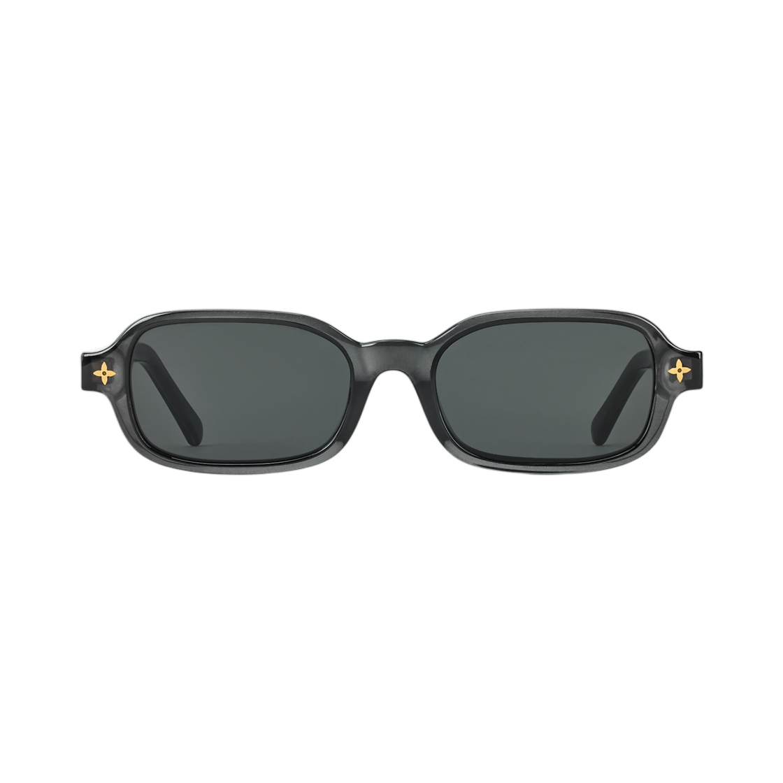 Z3222U (W) Louis Vuitton LV Aura Low Rectangle Sunglasses Grey