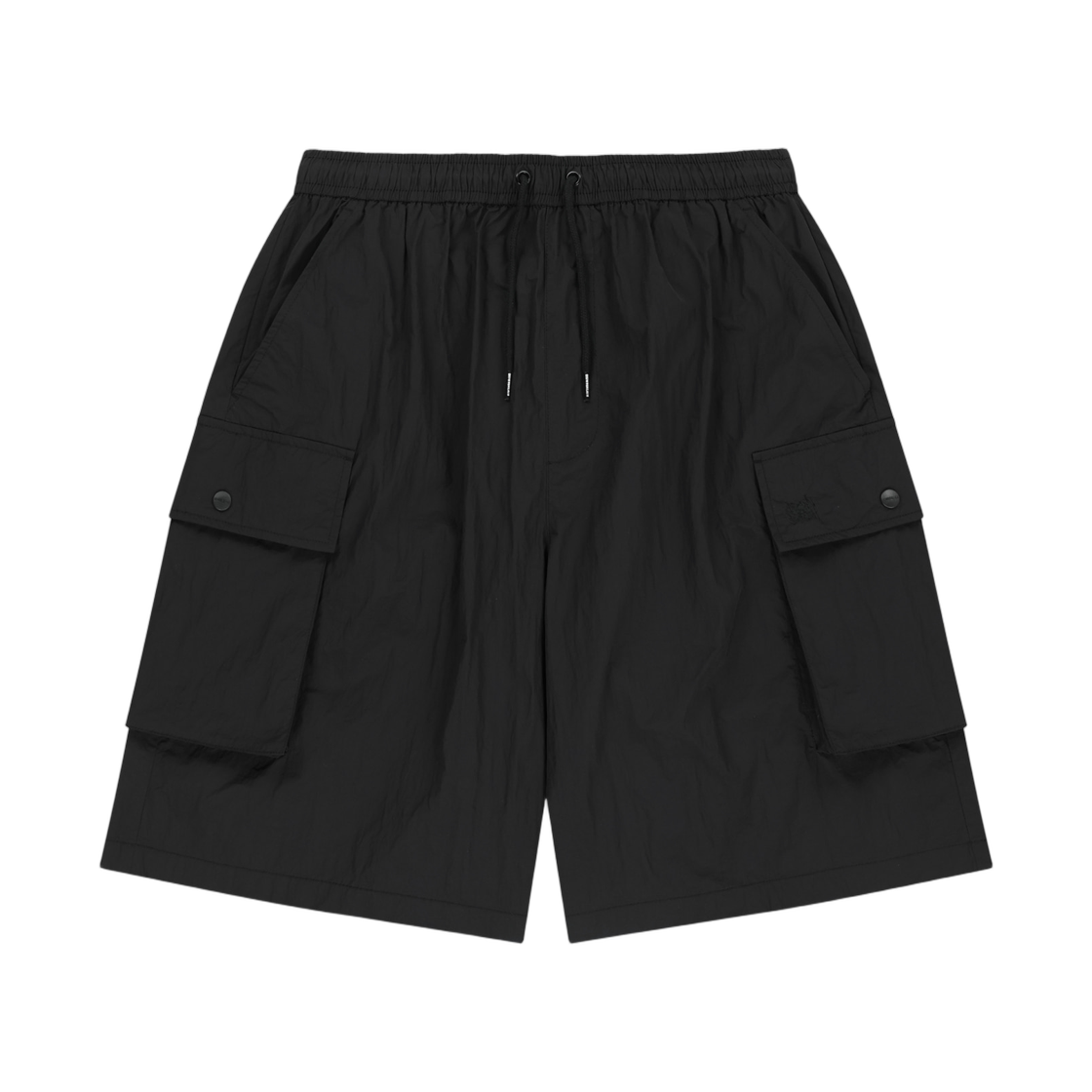 브라운브레스 태그 나일론 카고 하프팬츠 블랙(Brownbreath Tag Nylon Cargo Half Pants Black) - 1