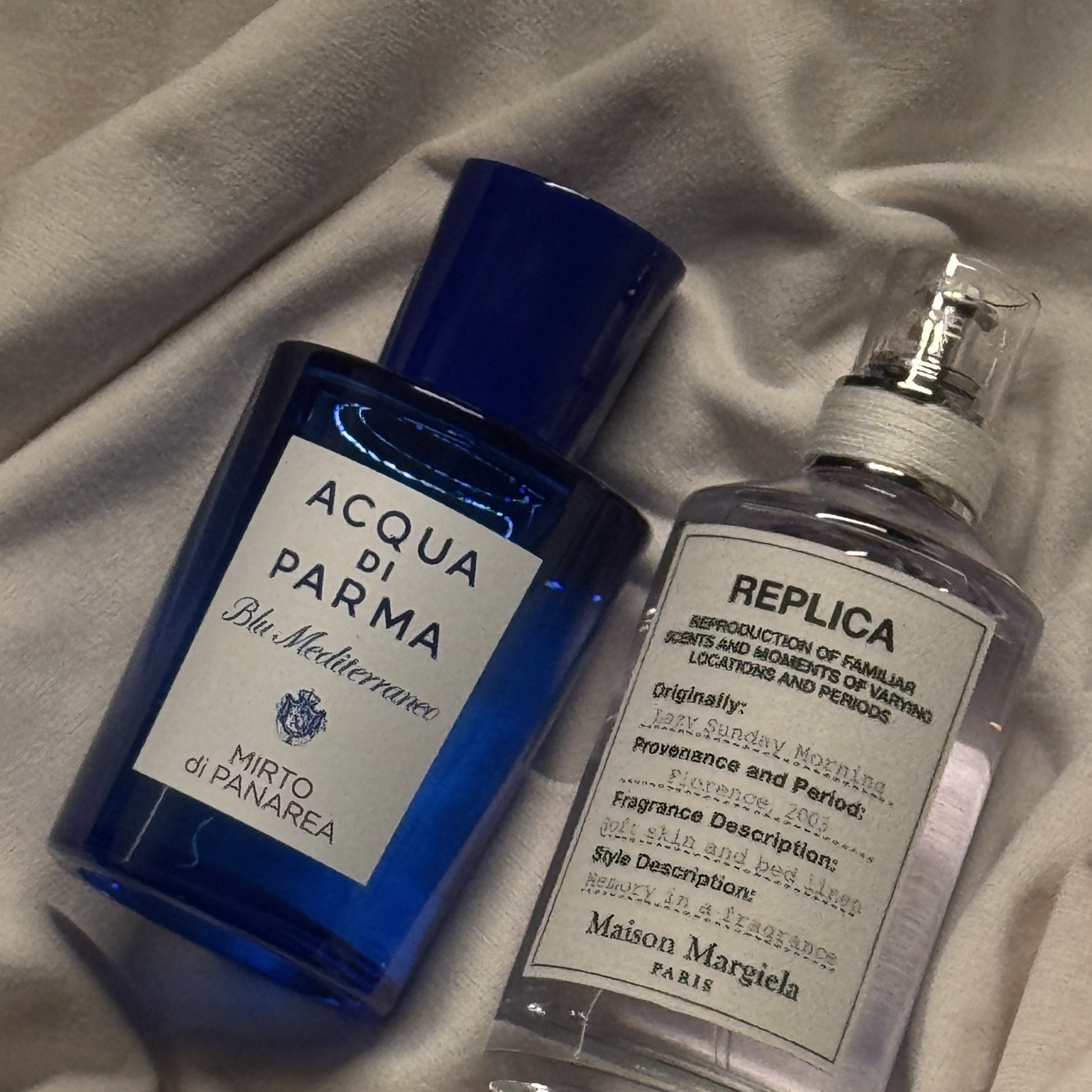 Acqua Di Parma Mirto di Panarea Eau De Toilette 100ml, Maison Margiela Replica Lazy Sunday Morning Eau De Toilette 100ml 착용 스타일 - 1
