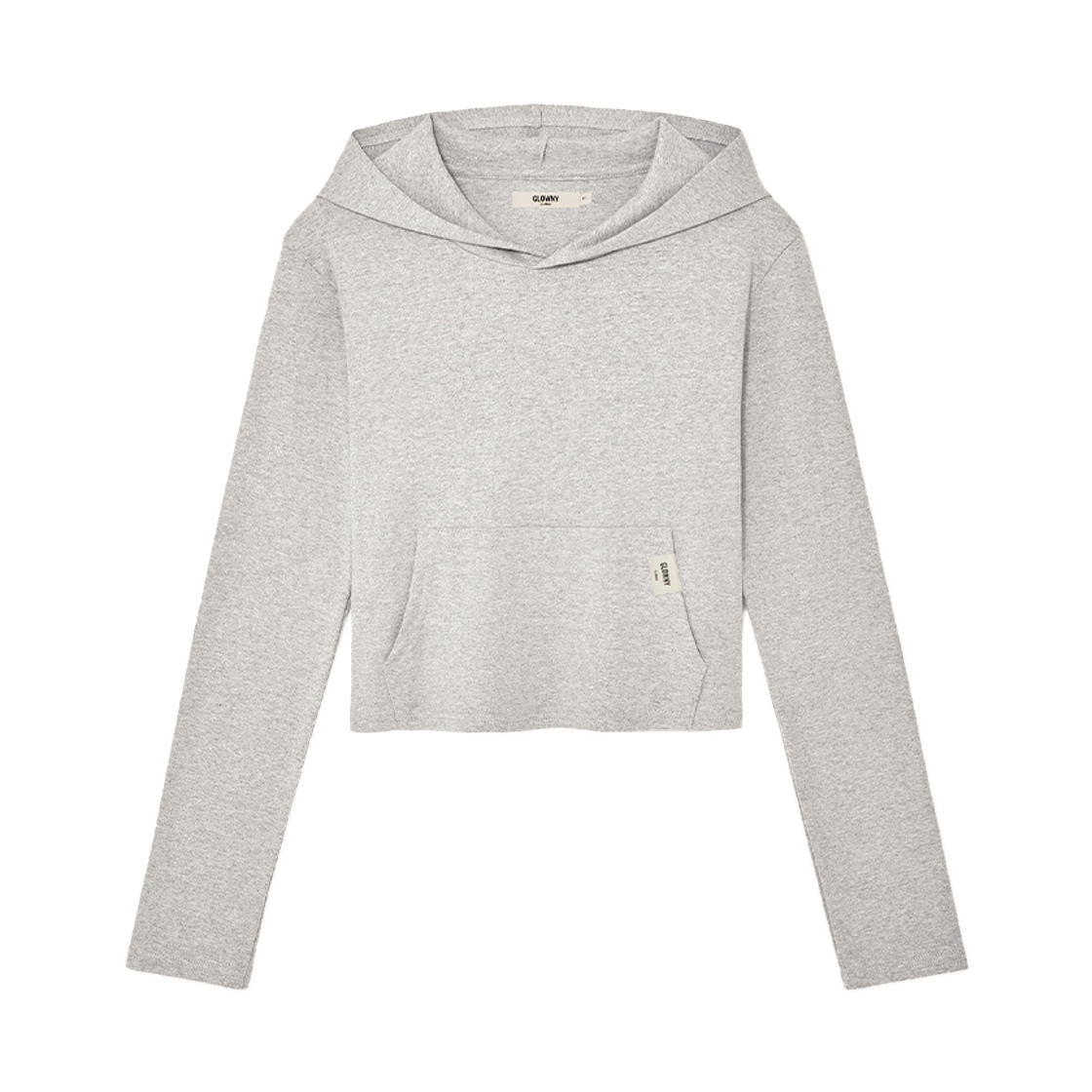 - (W) Glowny G Comfort Hoodie melange Gray