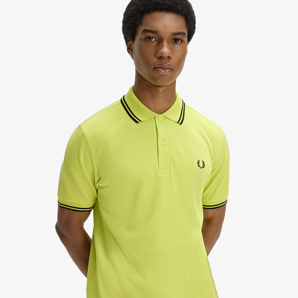 프레드페리 M3600 트윈 팁 프레드페리 셔츠 시트론블랙(Fred Perry Twin Tipped Fred Perry Shirt CITRON Black Black) - 4