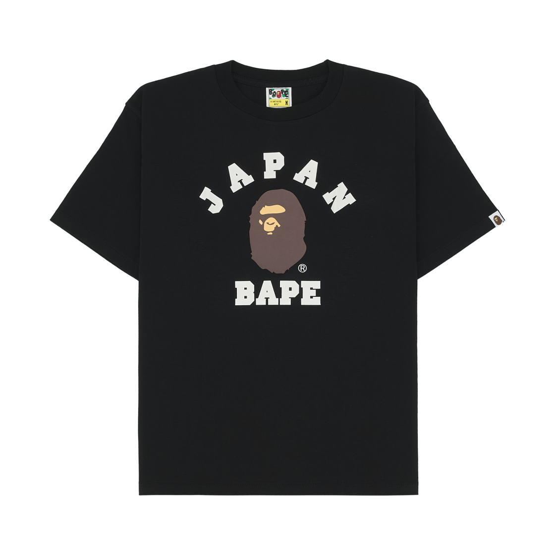 베이프 재팬 컬리지 시티 티셔츠 블랙(BAPE Japan College City T-Shirt Black)