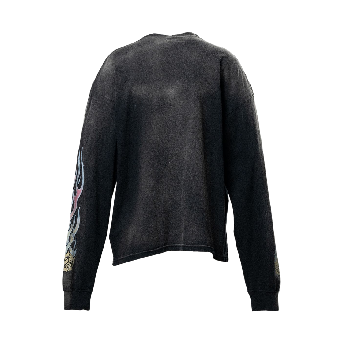 카미야 로즈 Kmy 디스트레스드 롱슬리브 티셔츠 블랙(Kamiya Rose Kmy Distressed Long Sleeve T-Shirt Black) - 2