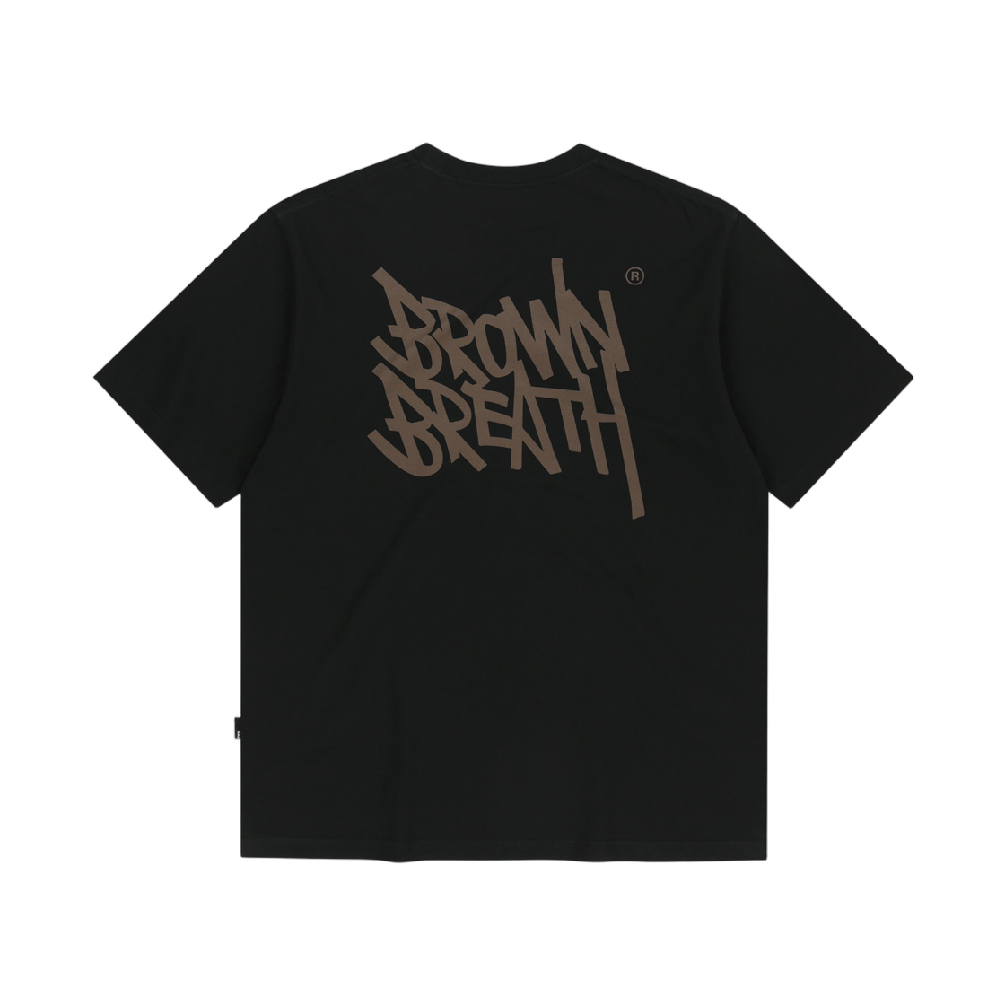 브라운브레스 태그 티셔츠 블랙(Brownbreath Tag T-Shirt Black)