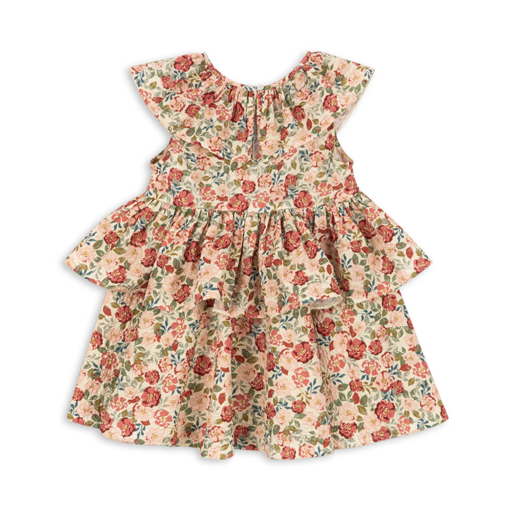 콩제슬래드 벨라 프릴 드레스 플라워(Konges Sløjd Bella Frill Dress Gots Tango) - 2