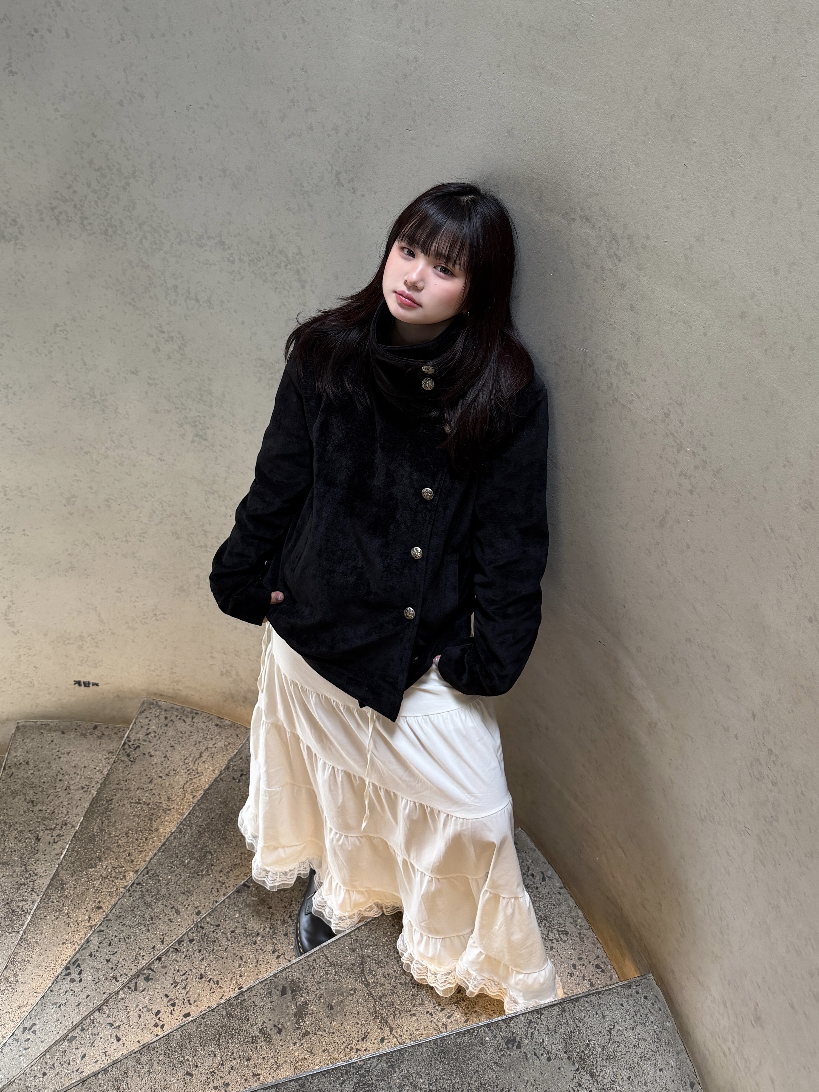 Dr. Martens 1461 Quad Black 착용 스타일 - 2