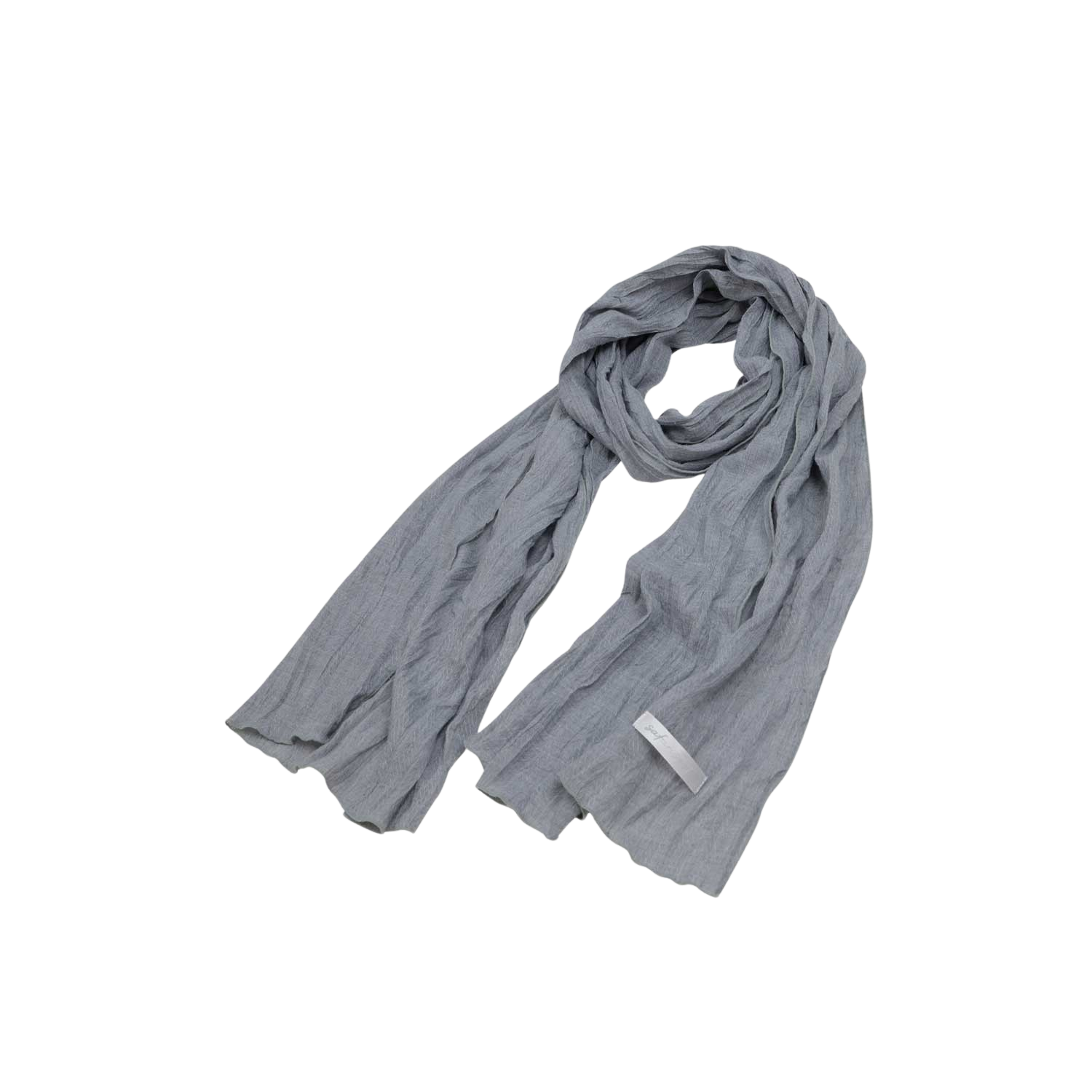 사파리스팟 헤링본 리넨 스카프 그레이(Safarispot Herringbone Linen Scarf Gray)