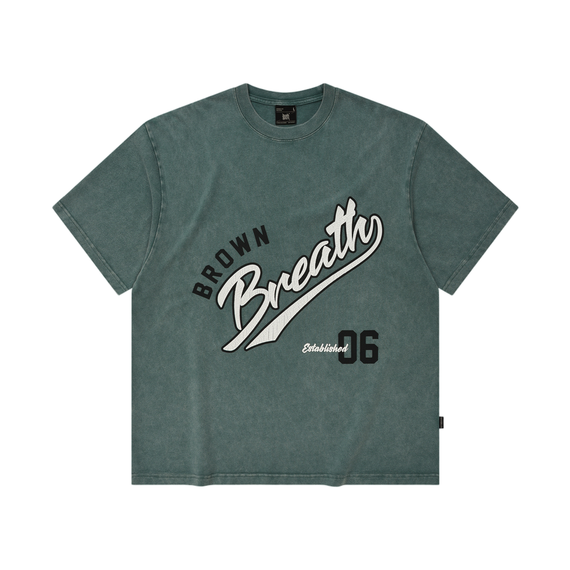 BLMMST020GN Brownbreath Breath Pigment T-Shirt Green