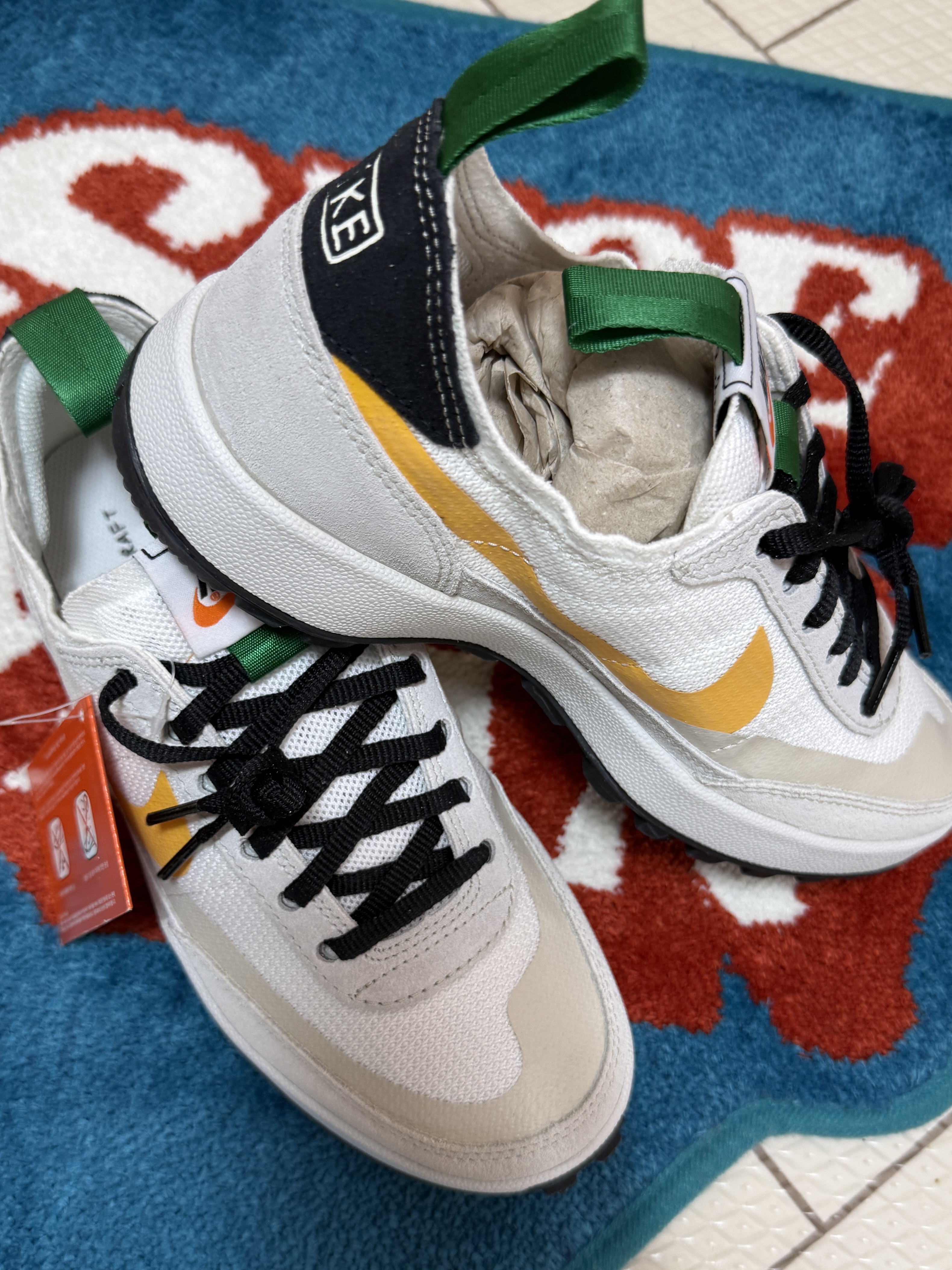 Nike x Tom Sachs General Purpose Shoe Pine Green University Gold 착용 스타일 - 3