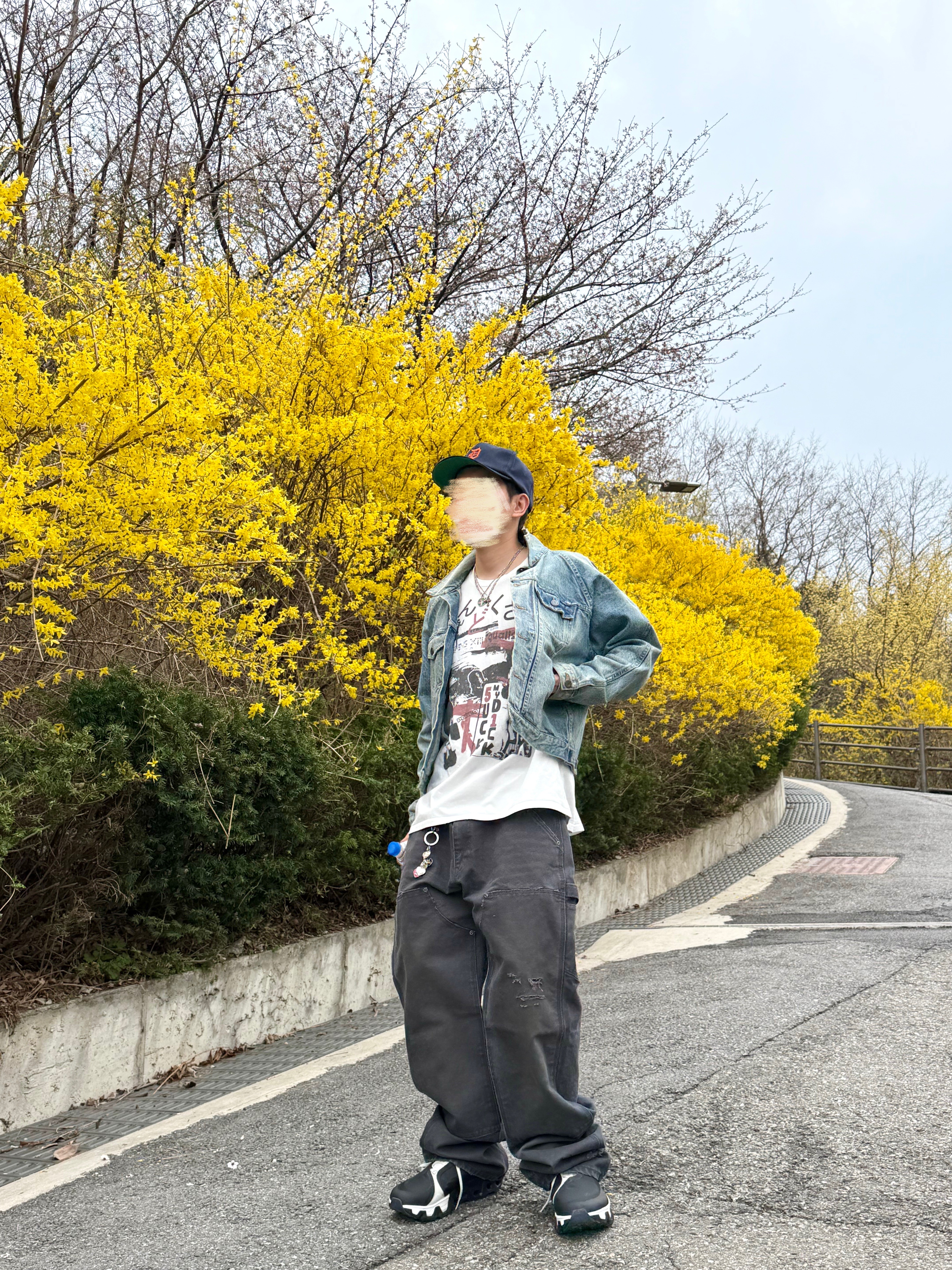 qualisartifexpereo 5-1 Long Sleeve Cream, qualisartifexpereo VTG Double Knee Work Pants Graphite 착용 스타일 - 5