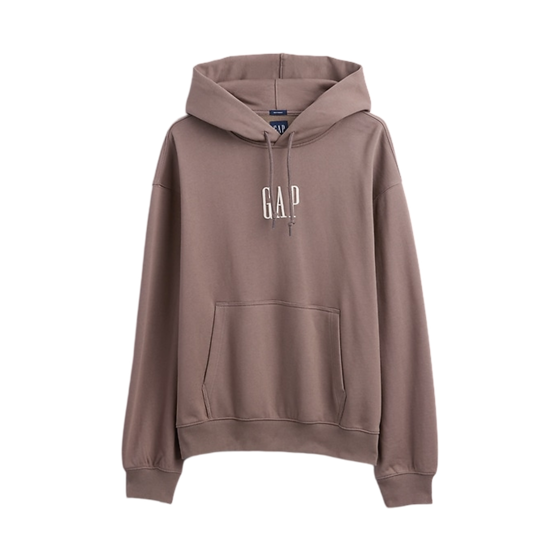 (W) 갭 헤비웨이트 오버사이즈 로고 후드 토스티드 아몬드((W) Gap Heavyweight Oversized Logo Hoodie Toasted Almond)