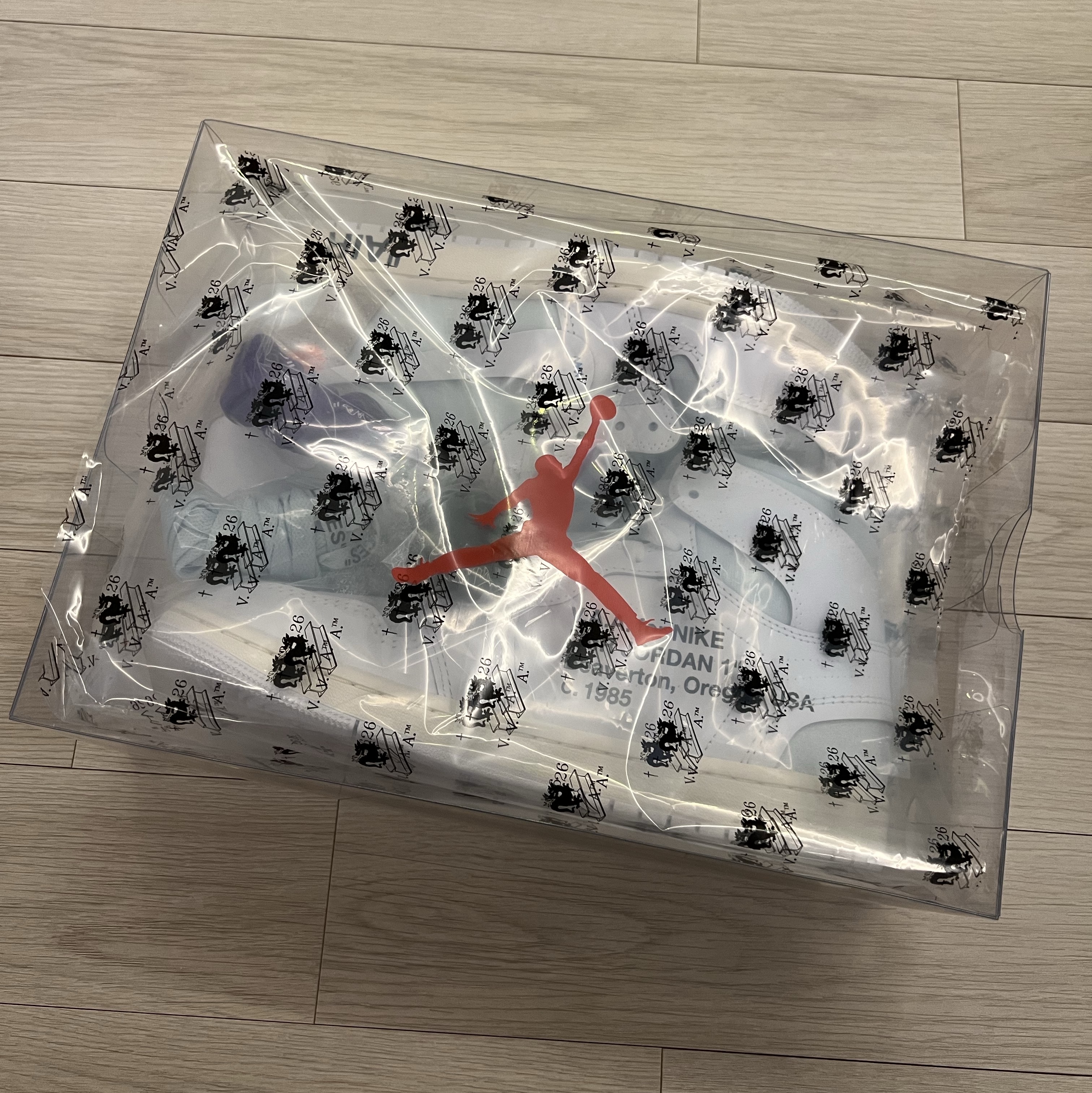 Jordan 1 x Virgil Abloh Archive Retro High Alaska White 착용 스타일 - 5