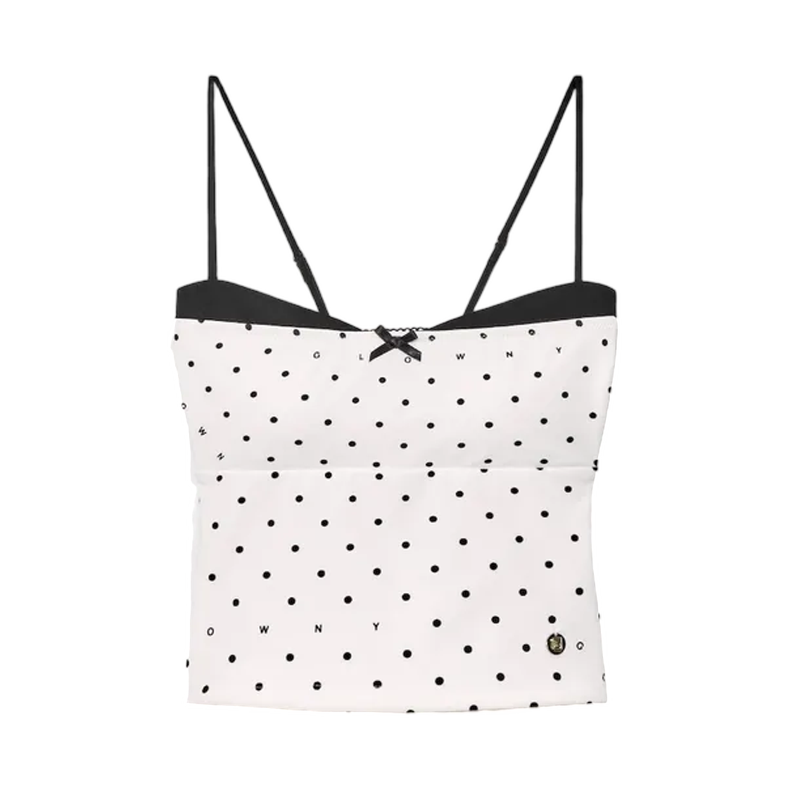(W) 글로니 블러쉬 캐미 탑 도티 메이즈((W) Glowny Blush Cami Top Dotty Maze)