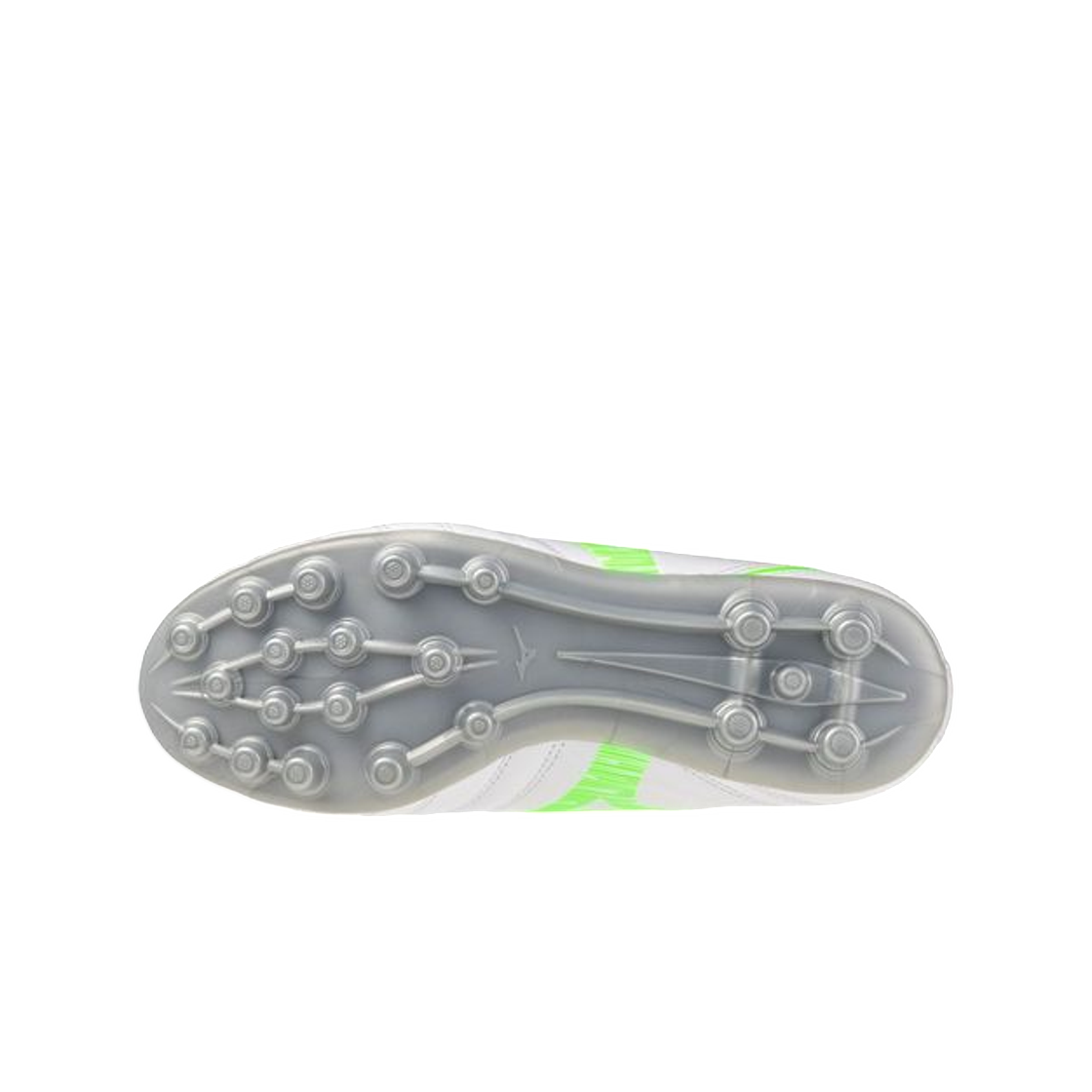 (주니어) 미즈노 모나르시다 네오 3 셀렉트 AG 화이트 네온 그린((Junior) Mizuno Monarcida Neo III Select AG White Neon Green) - 2