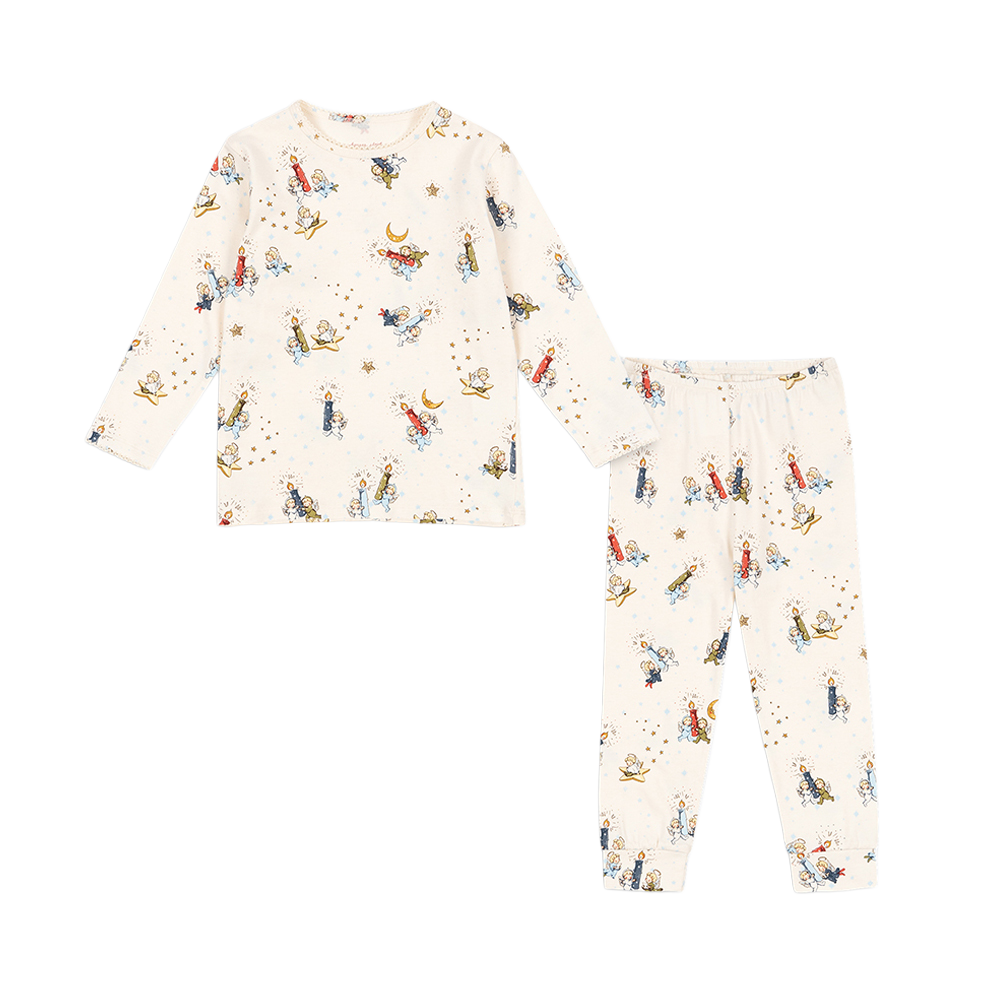 콩제슬래드 베이직 블라우스 팬츠 세트 루시아(Konges Sløjd Basic Blouse Pants Set Gots Lucia) - 1