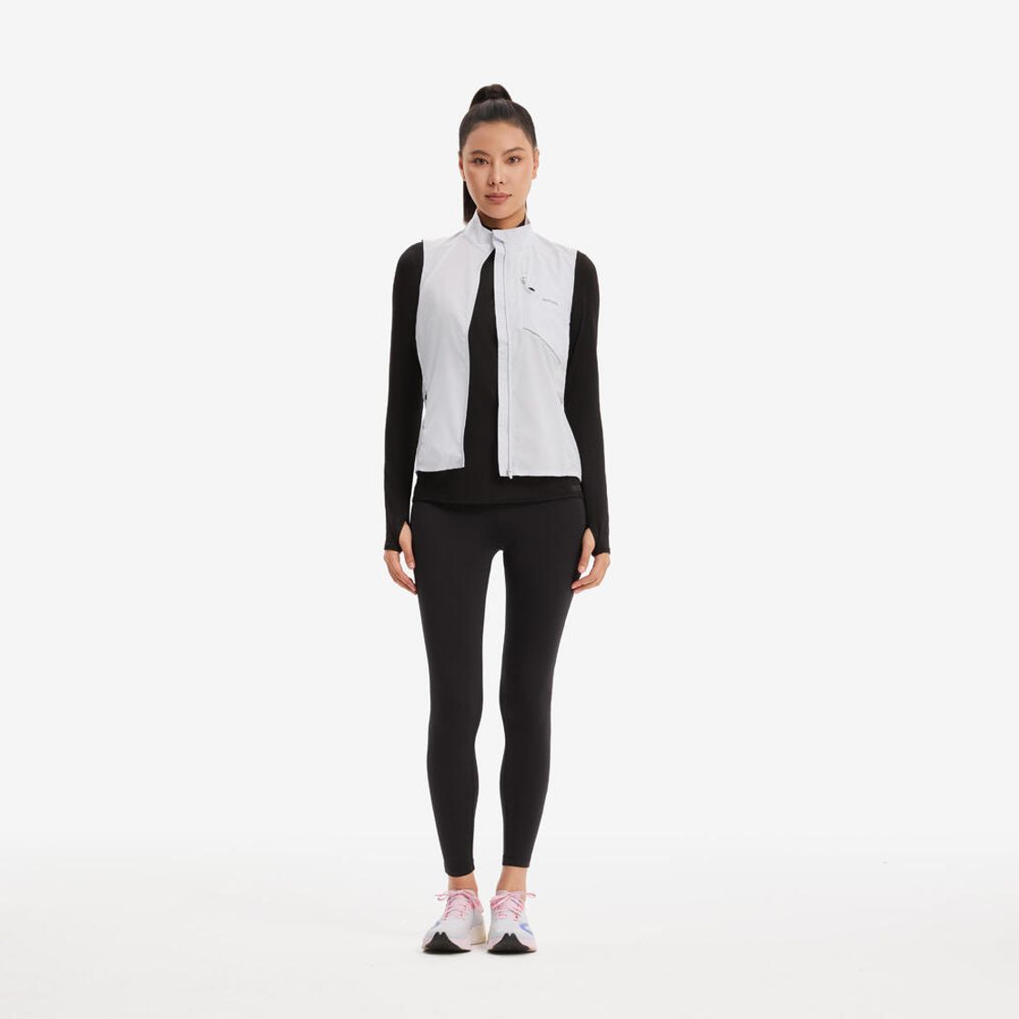데카트론 여성 러닝 윈드 베스트 런 500 딜리케이트블루(DECATHLON Women's Running Wind Vest Run 500 Delicate Blue) - 8