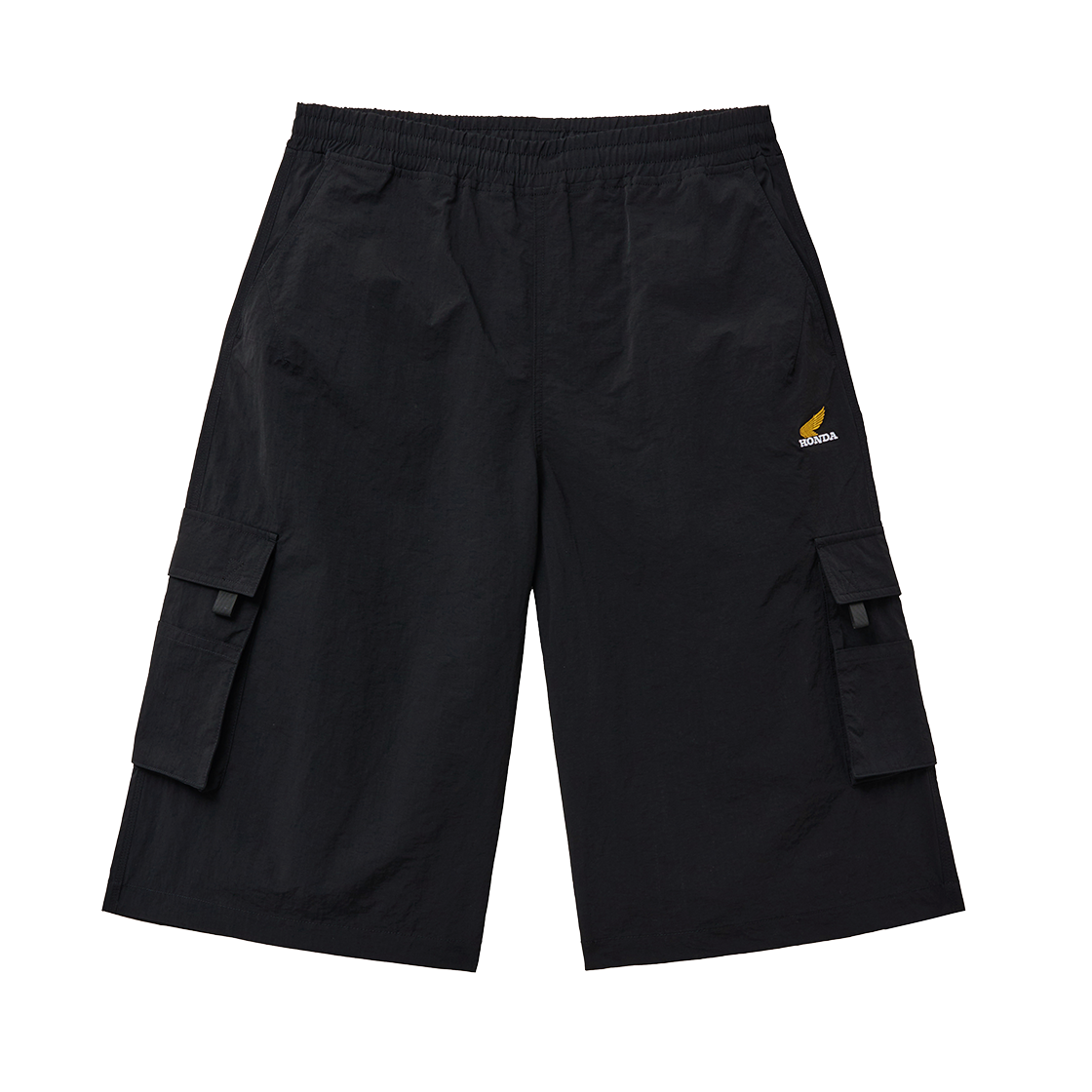 혼다 나일론 카고 버뮤다 쇼츠 블랙(Honda Nylon Cargo Bermuda Shorts Black)