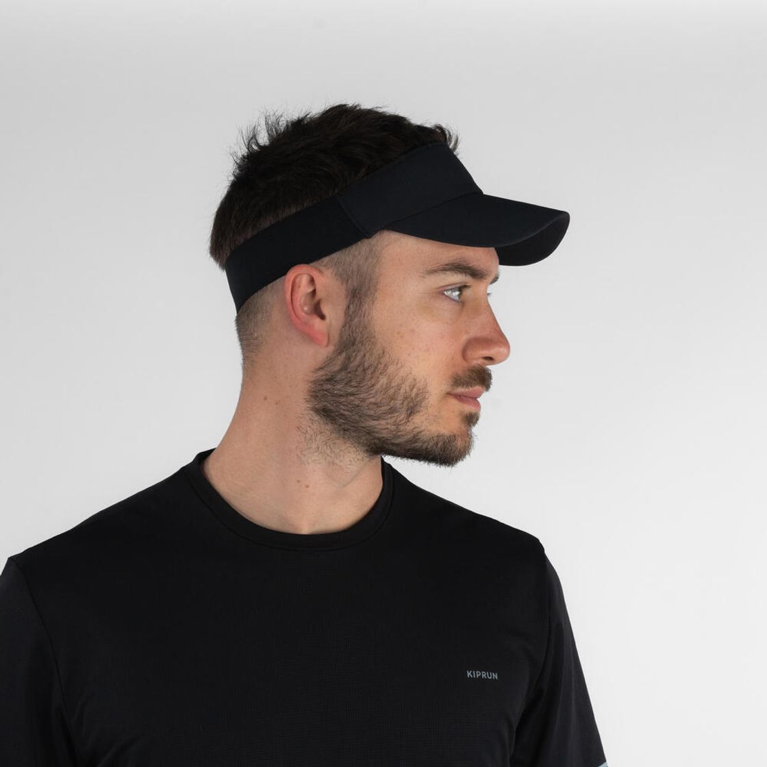 데카트론 러닝 바이저 선캡 모자 V2 스모크 블랙(DECATHLON Running Visor V2 Smoke Black) - 8
