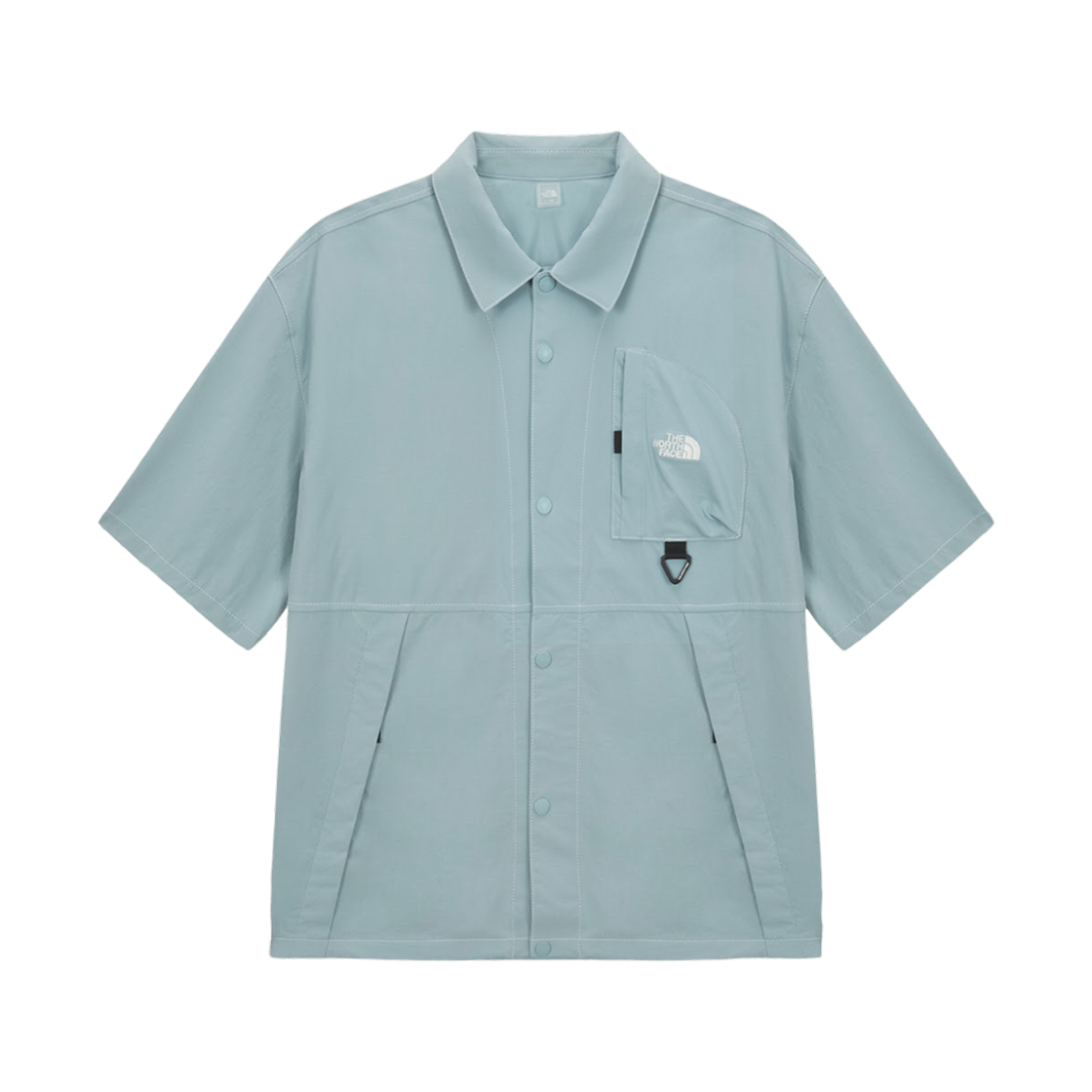 NH8SS01D The North Face Peakhill S/S Shirts Grayish Turquoise - 26SS