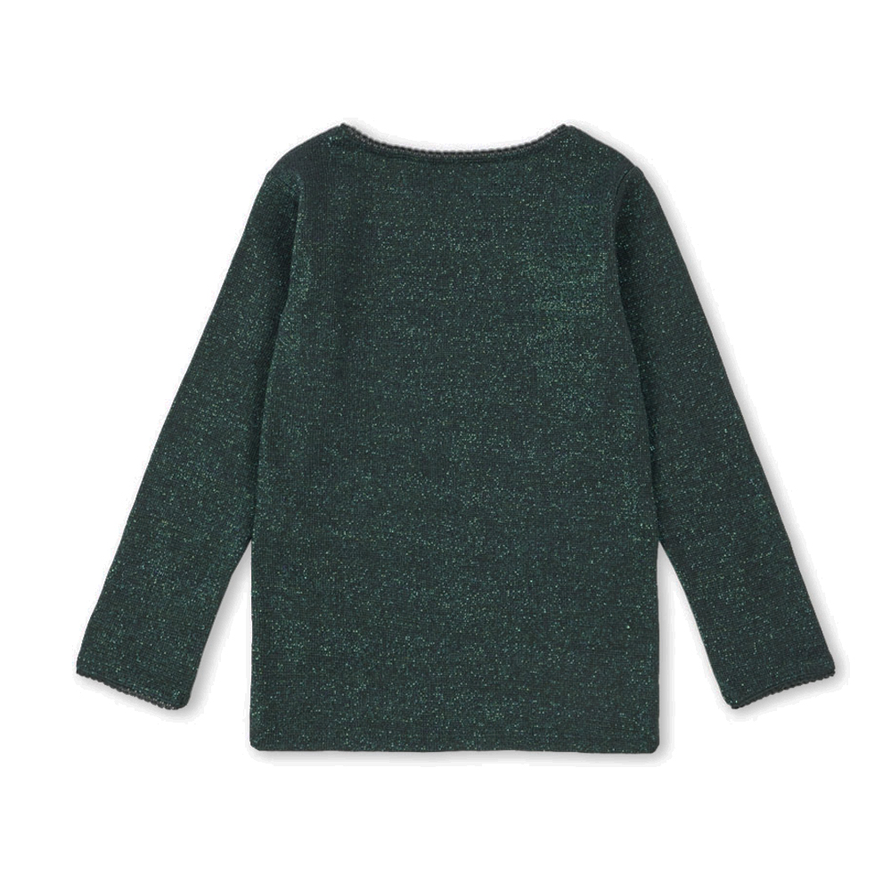 콩제슬래드 롤리 블라우스 그린(Konges Sløjd Roli Blouse Jungle Green) - 2