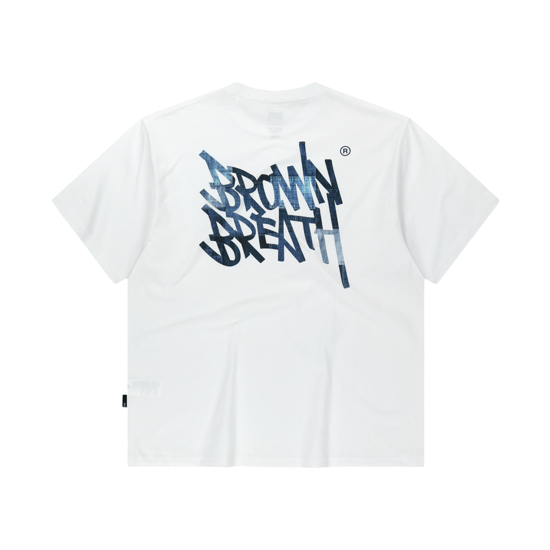 브라운브레스 패치워크 태그 V.2 티셔츠 화이트(Brownbreath Patchwork Tag V.2 T-Shirt White)