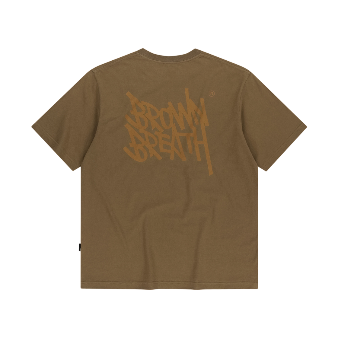 브라운브레스 태그 티셔츠 브라운(Brownbreath Tag T-Shirt Brown)