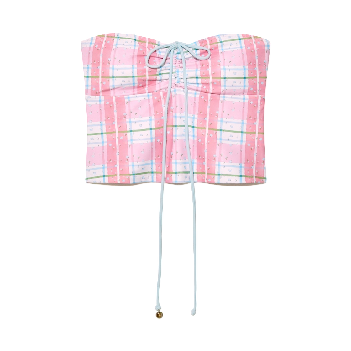 (W) 글로니 방도 스윔 탑 파티 냅킨((W) Glowny Bandeau Swim Top Party Napkin) - 1