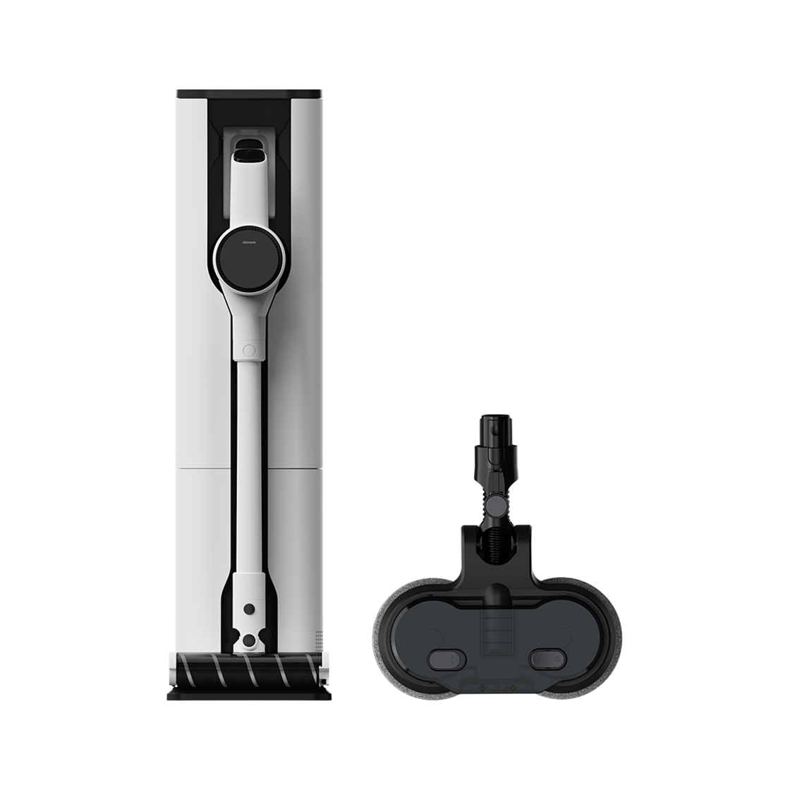 다룸 제로컬렉션 무선청소기(타워형)_물걸레 브러시 포함 아이보리, 화이트(Daroom Zero Collection Cordless Vacuum Cleaner (Tower Type) with Mop Brush Included, Ivory, White) - 3