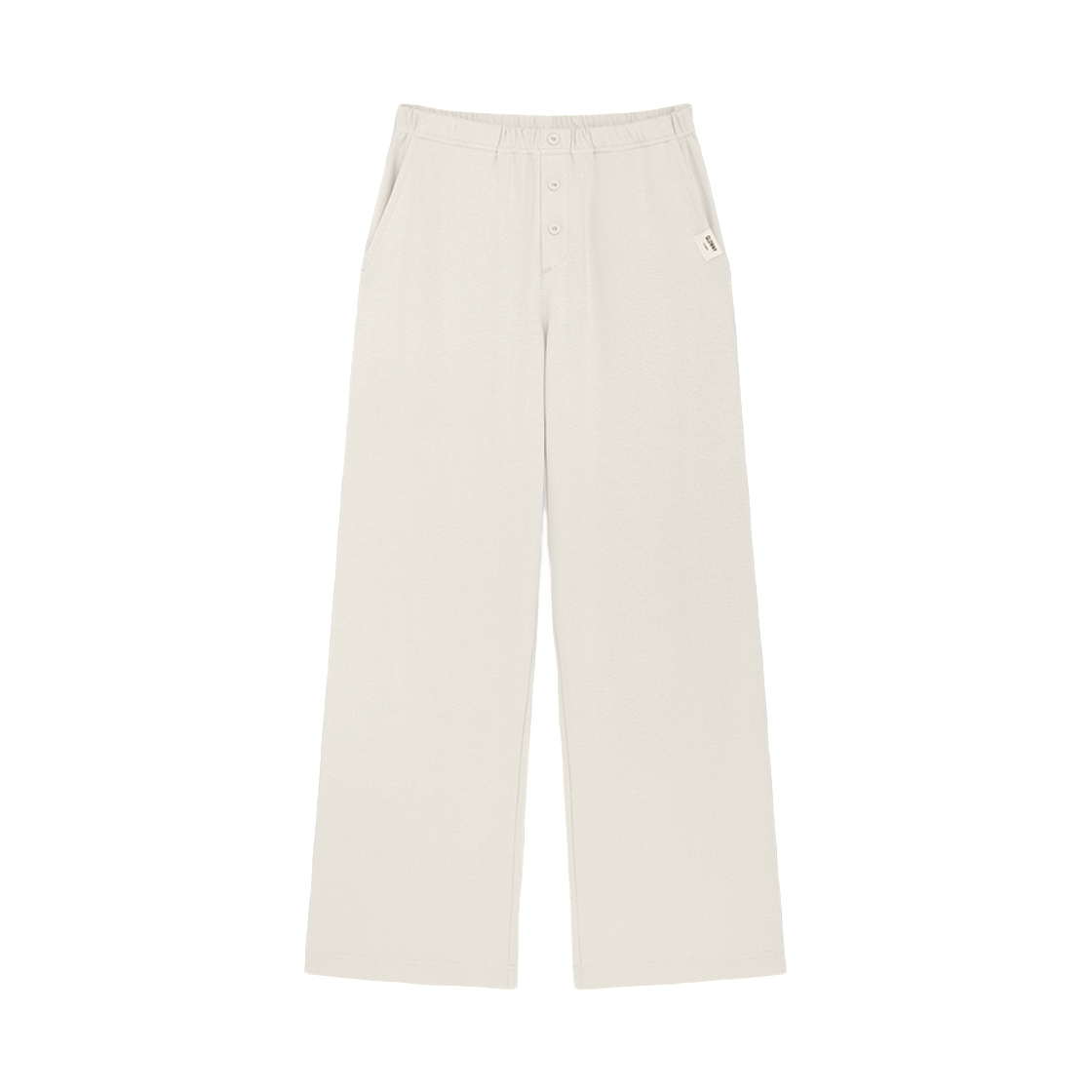 (W) 글로니 G 버튼 플라이 팬츠 마쉬멜로우((W) Glowny G Button Fly Pants Marshmallow)