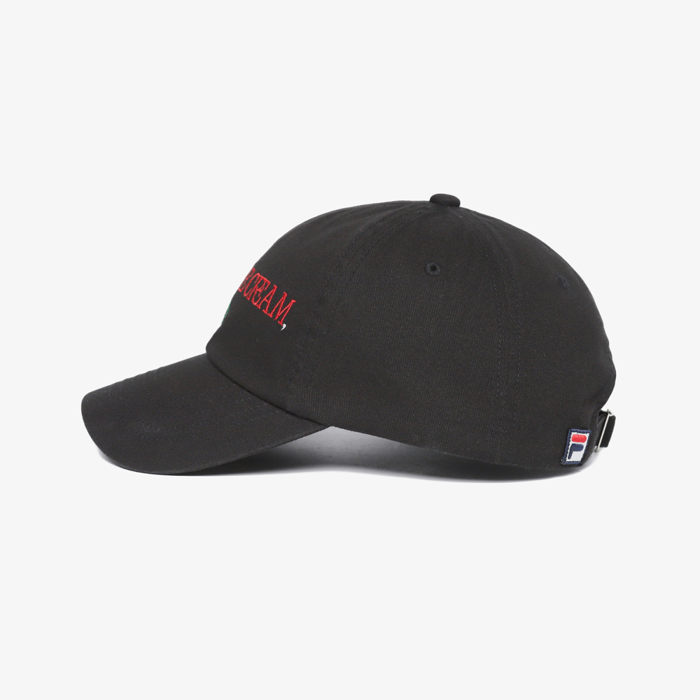 [6% 적립] 휠라 HERITAGE COLLECTION 젤라또 볼캡 블랙([6% 적립] FILA HERITAGE COLLECTION Gelato Ball Cap Black) - 4