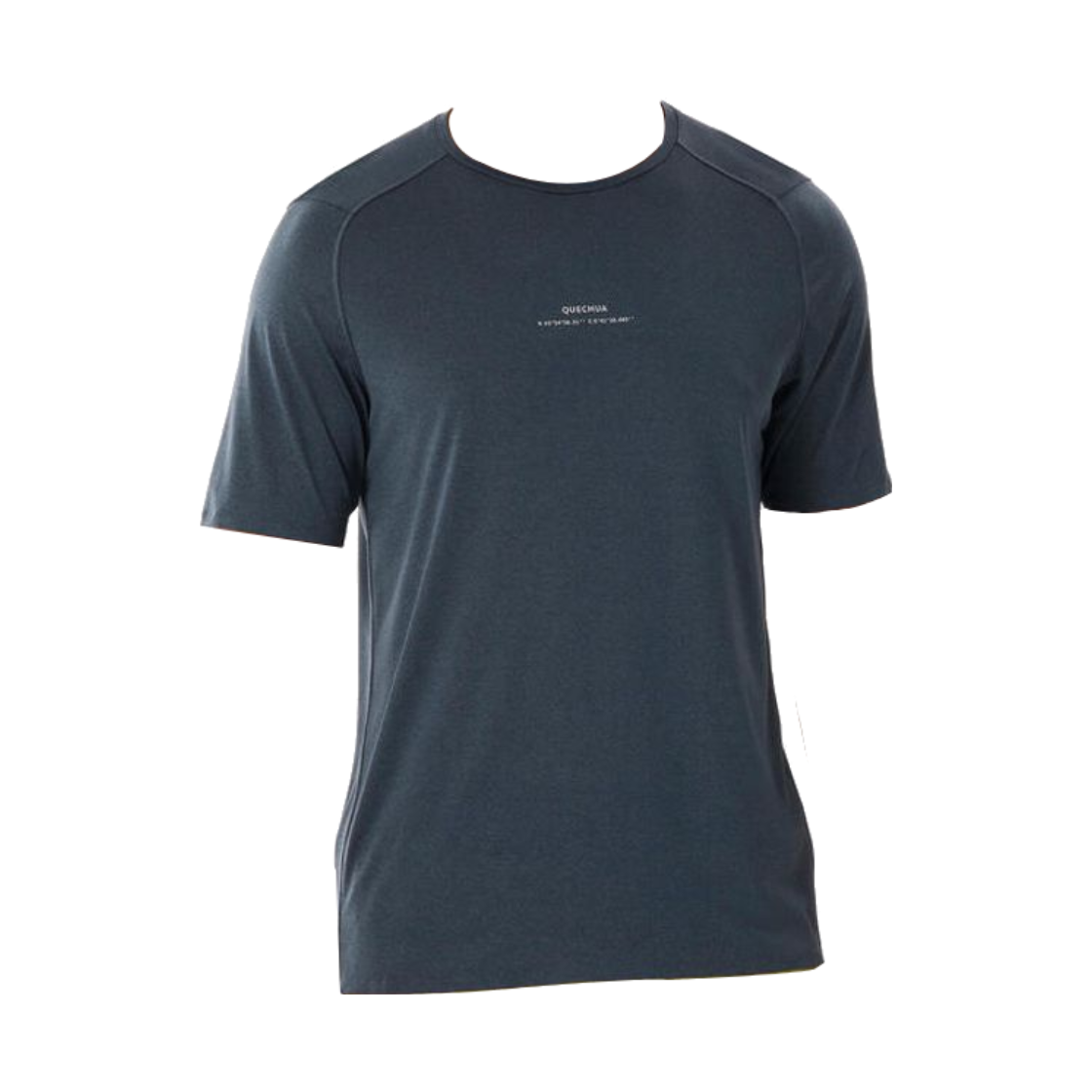 데카트론 남성 하이킹 반팔 티 MH500 슬레이트 그레이(DECATHLON Men's Hiking Short-Sleeved T-Shirt MH500 Slate Grey) - 1