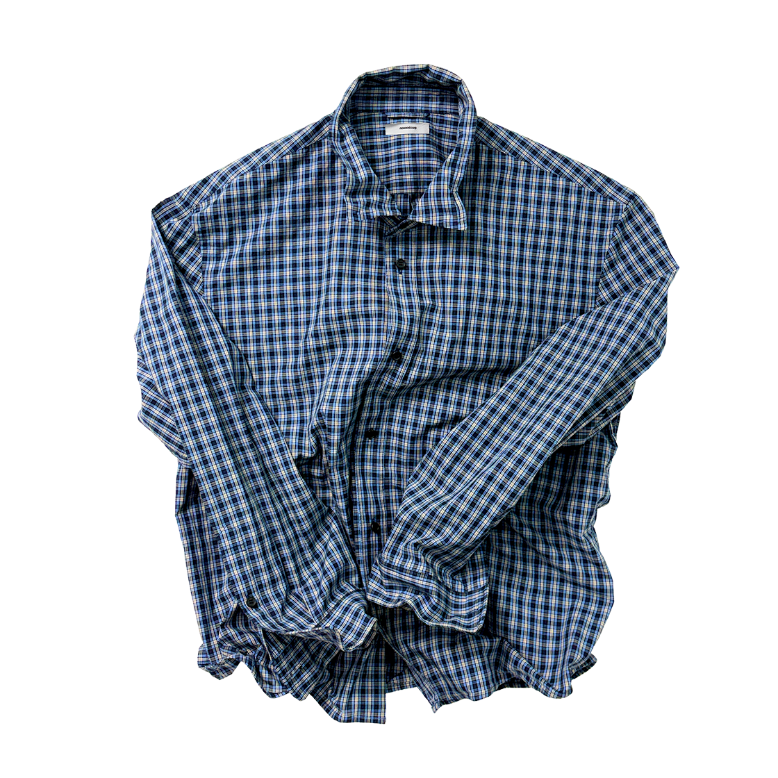 논노드 와이어 셔츠 블루