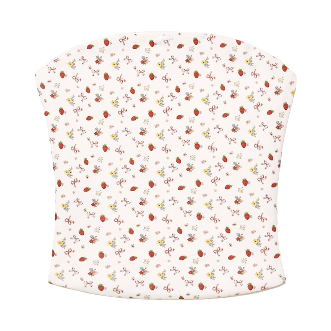 (W) 글로니 와일드 튜브 탑 스트로베리 보우((W) Glowny Wild Tube Top Strawberry Bow)