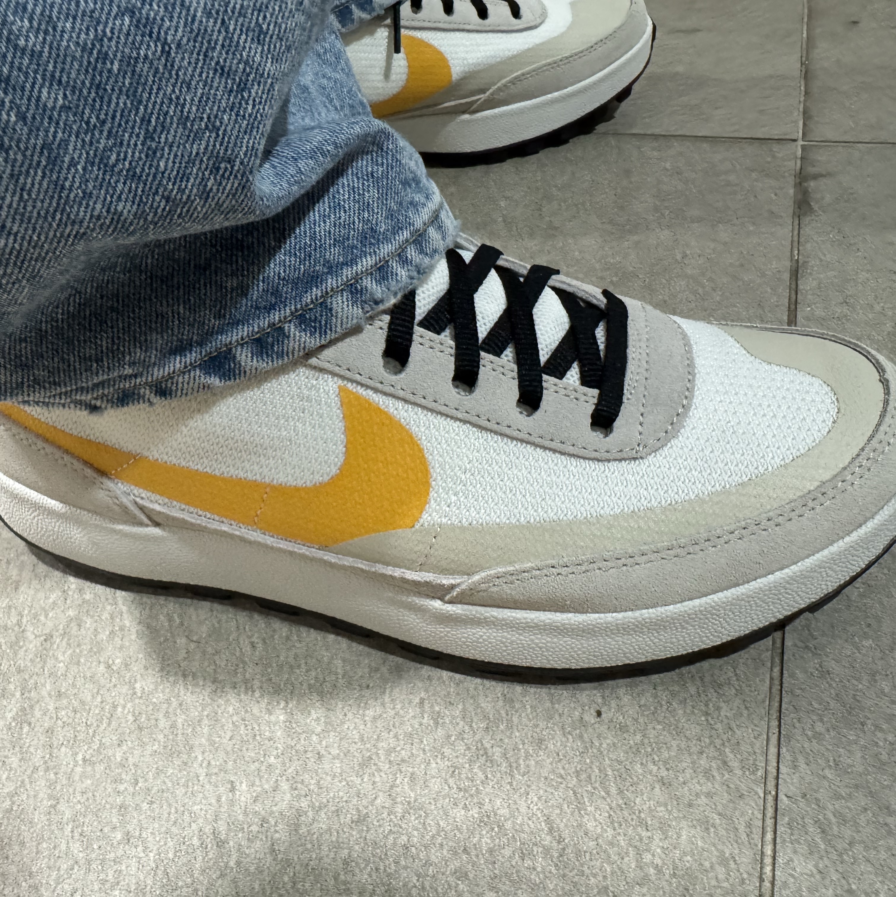 Nike x Tom Sachs General Purpose Shoe Pine Green University Gold 착용 스타일 - 1