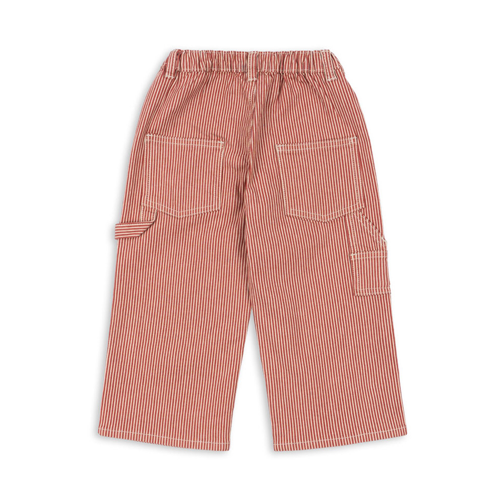 콩제슬래드 룩 팬츠 루즈(Konges Sløjd Luc Pants Gots Milk Rouge Stripe) - 2