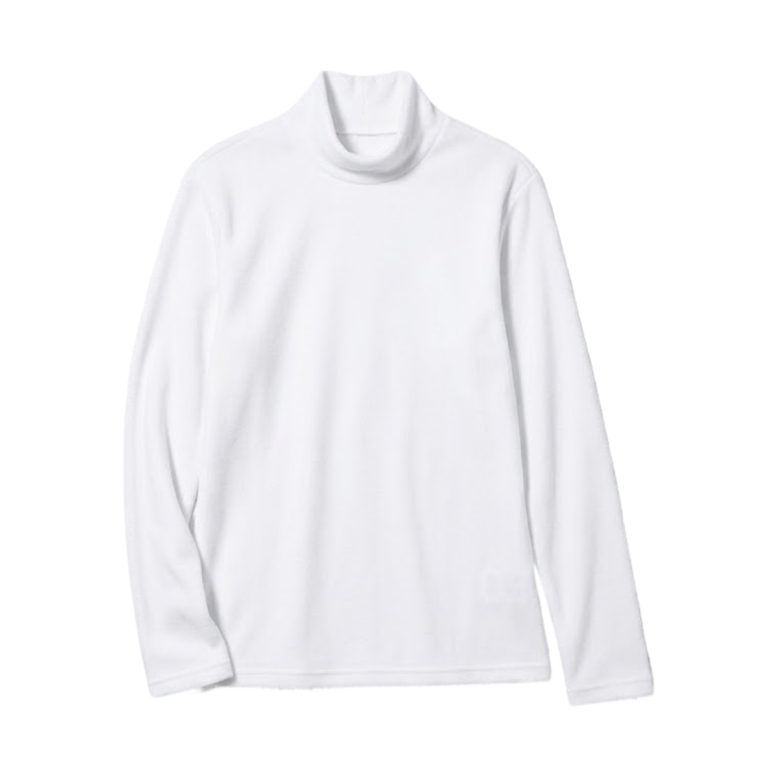 480868-01 (W) Uniqlo Heattech Ultra Warm High Neck T-Shirt Off White - JP