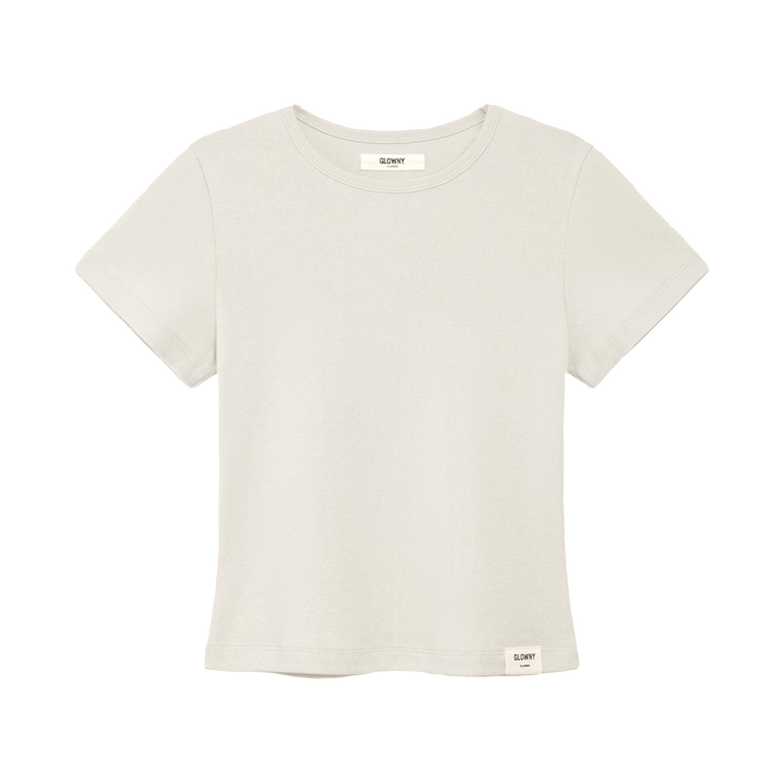 (W) 글로니 G 베이비 티셔츠 마쉬멜로우((W) Glowny G Baby T-Shirt Marshmallow)