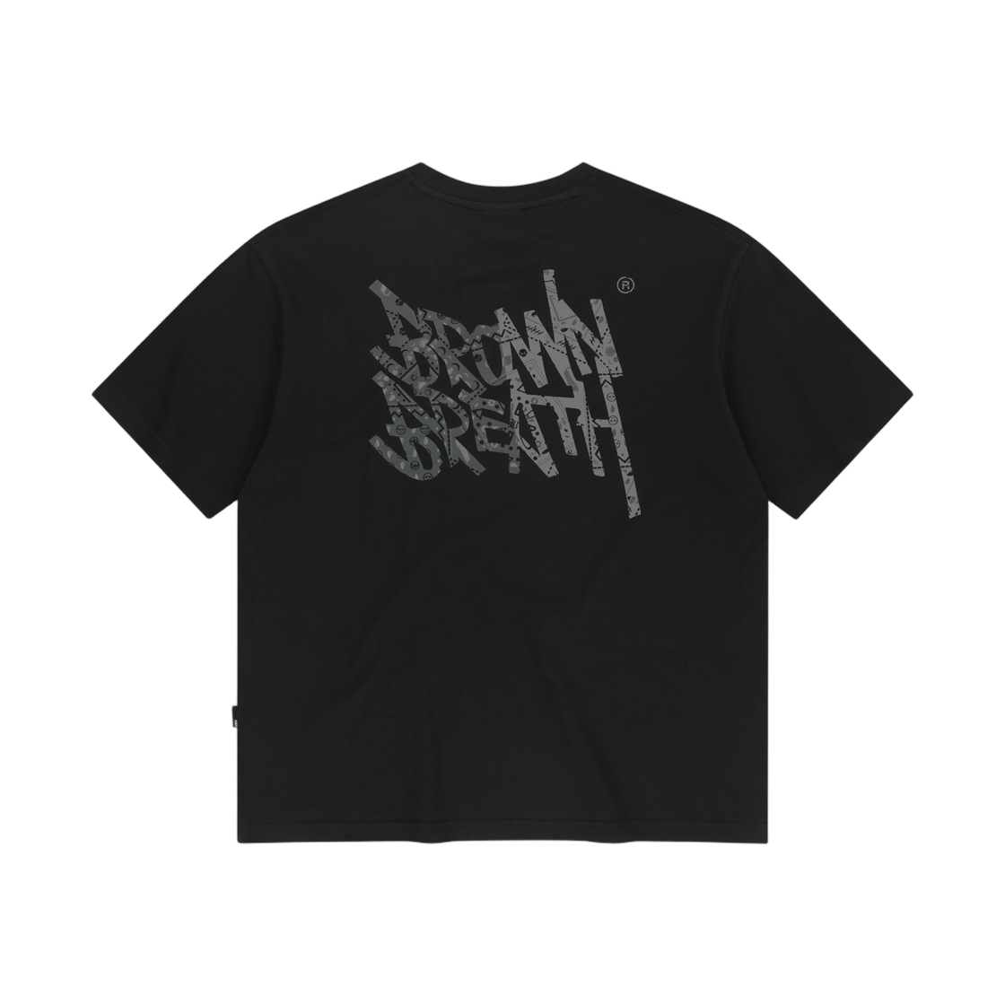 브라운브레스 페이즐리 태그 티셔츠 블랙(Brownbreath Paisley Tag T-Shirt Black) - 1