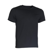 DECATHLON Men's Fitness Short-Sleeved T-Shirt 100 Black