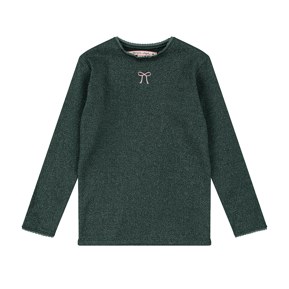 콩제슬래드 롤리 블라우스 그린(Konges Sløjd Roli Blouse Jungle Green)